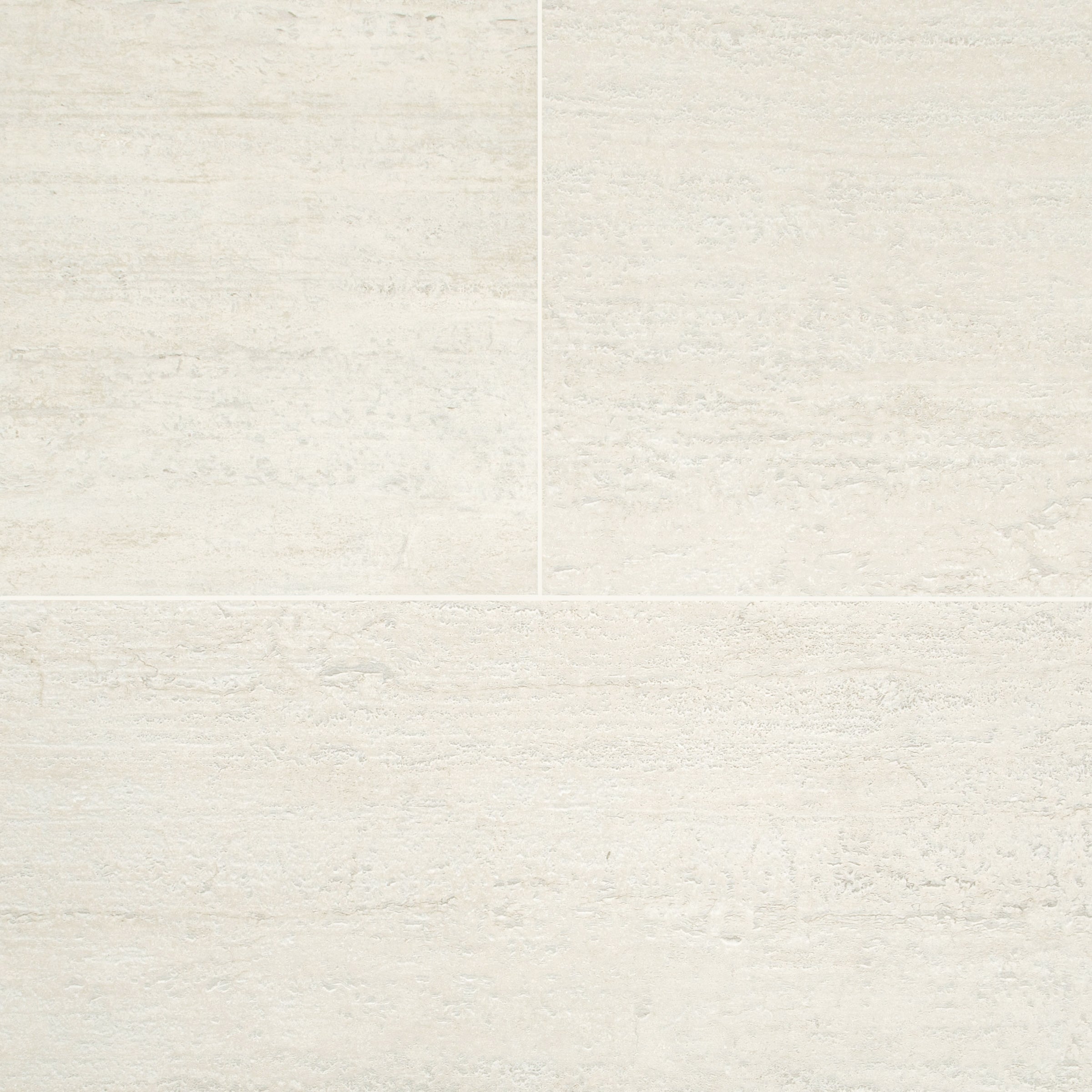 Travertino 3D Matte Porcelain Tile in beige and white with subtle layered texture from Stone Editions Porcelain Tile collection