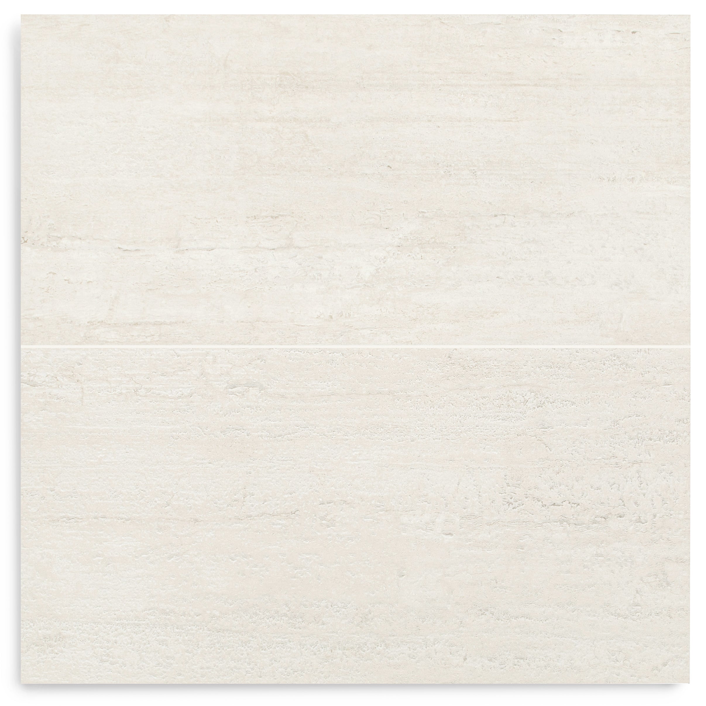 Travertino 3D Matte Porcelain Tile in beige and white with soft natural layered texture from Stone Editions Porcelain Tile collection