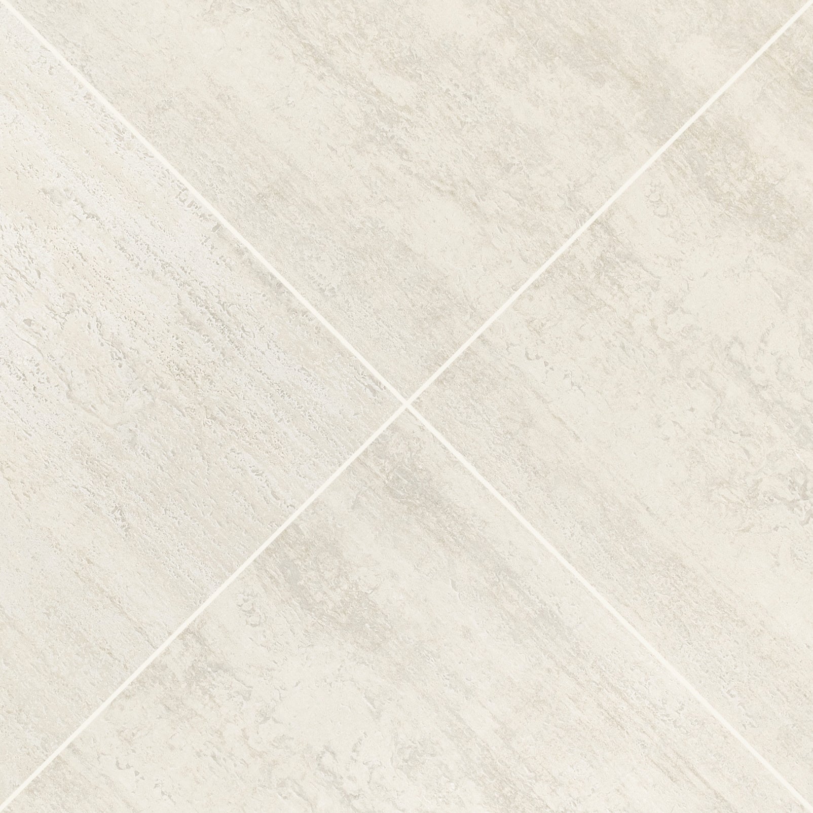 Travertino 3D Matte Porcelain Tile in beige and white with natural layered veining from Stone Editions Porcelain Tile collection
