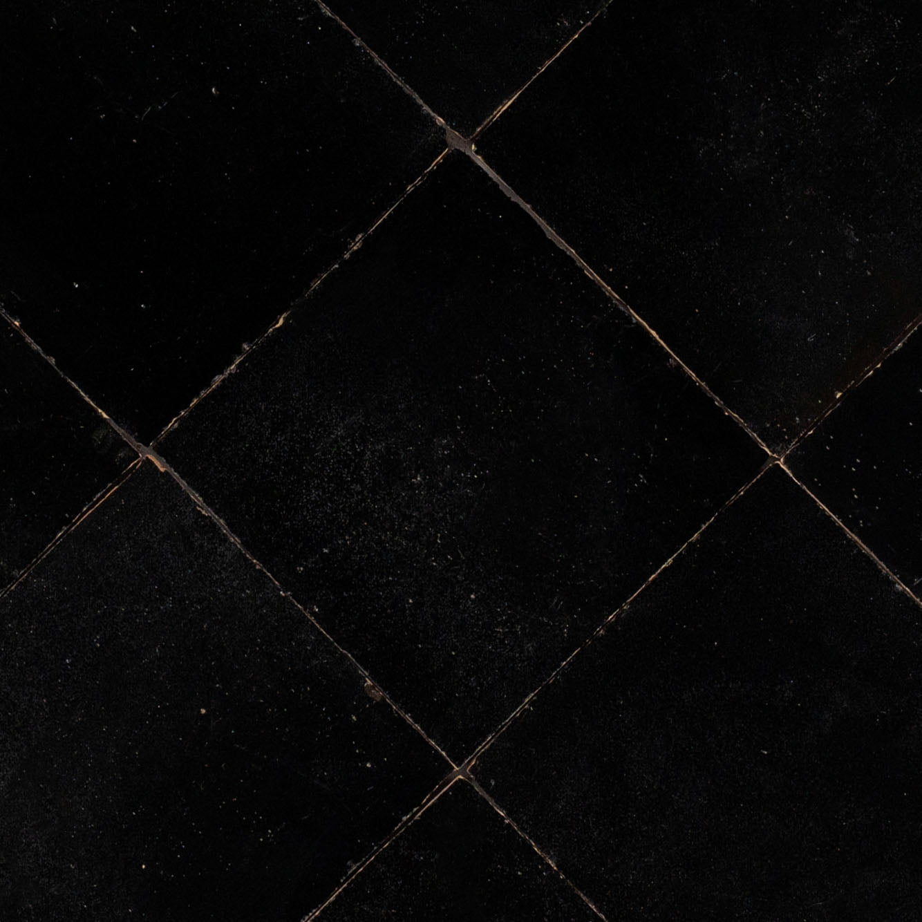 Black Glazed Zellige Tile with glossy, dimensional terracotta glaze in Small Format Tiles, Handmade Moroccan Zellige Tiles, New Arrivals