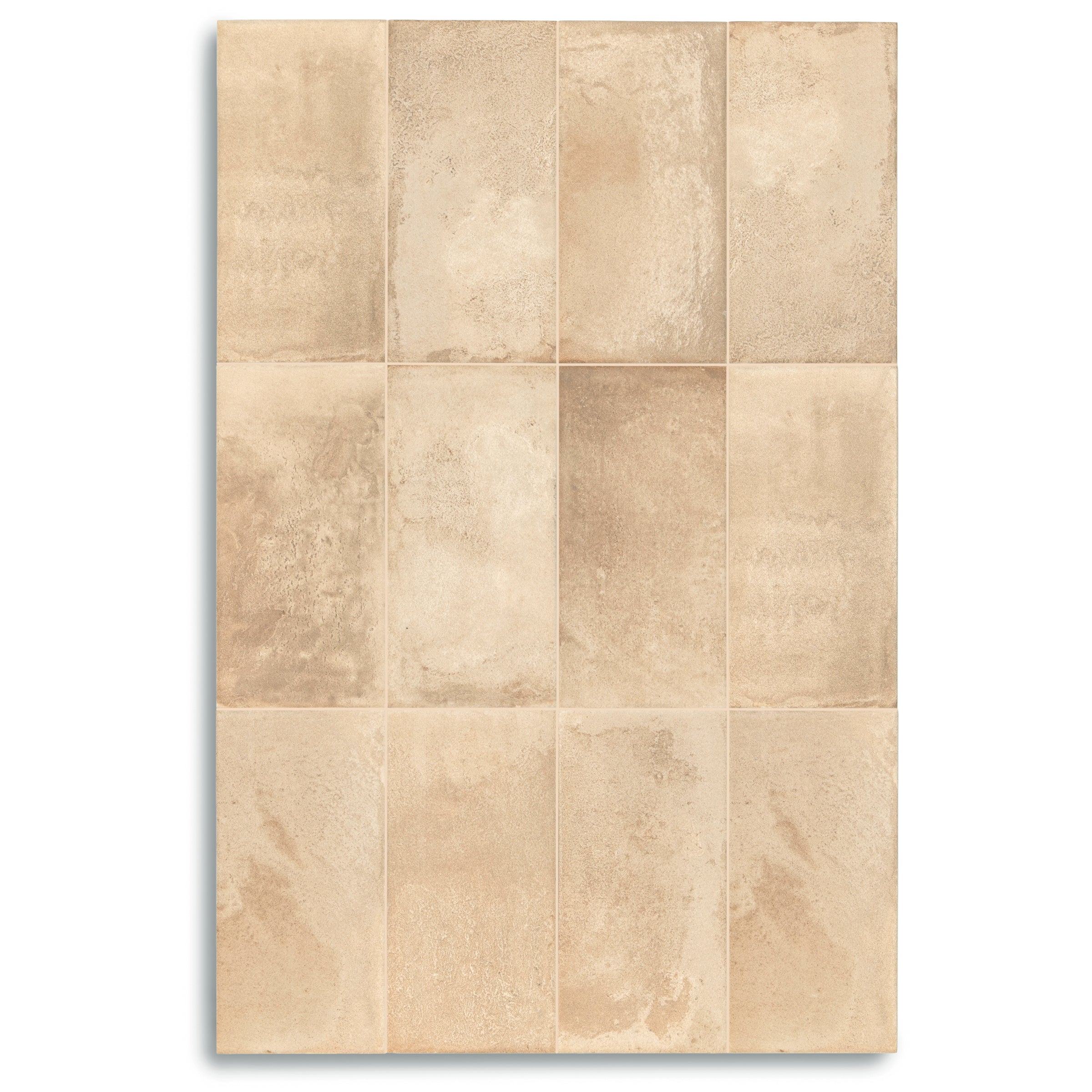 Barro Matte Porcelain Tile in beige matte finish, ideal for flooring and walls in living spaces and outdoor areas.