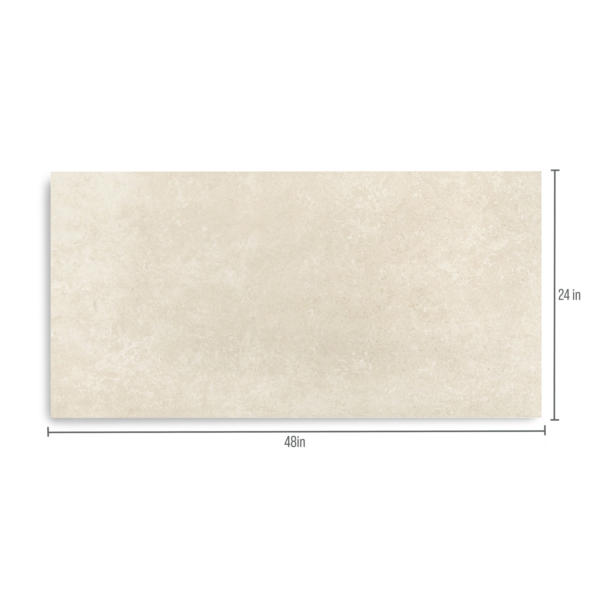 Beige Limestone Look 3D Matte Porcelain Tile in warm cream from Stone Editions Porcelain Tile at Reno Source Large Format Tiles