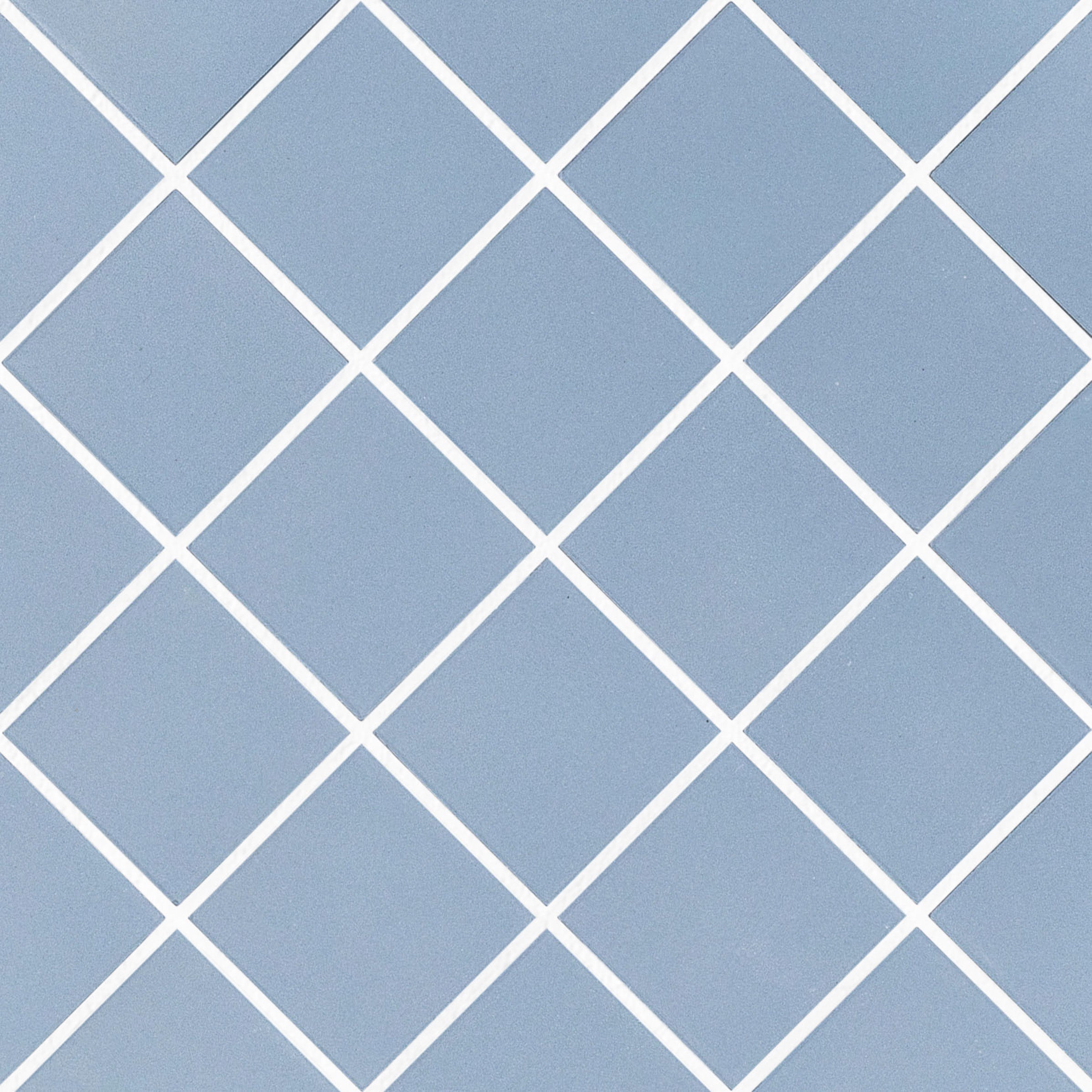 Blue 2x2 Full Body Porcelain Mosaic Tile in muted dusty blue matte finish from Porcelain, Forma Porcelain Mosaics, New Arrivals collections