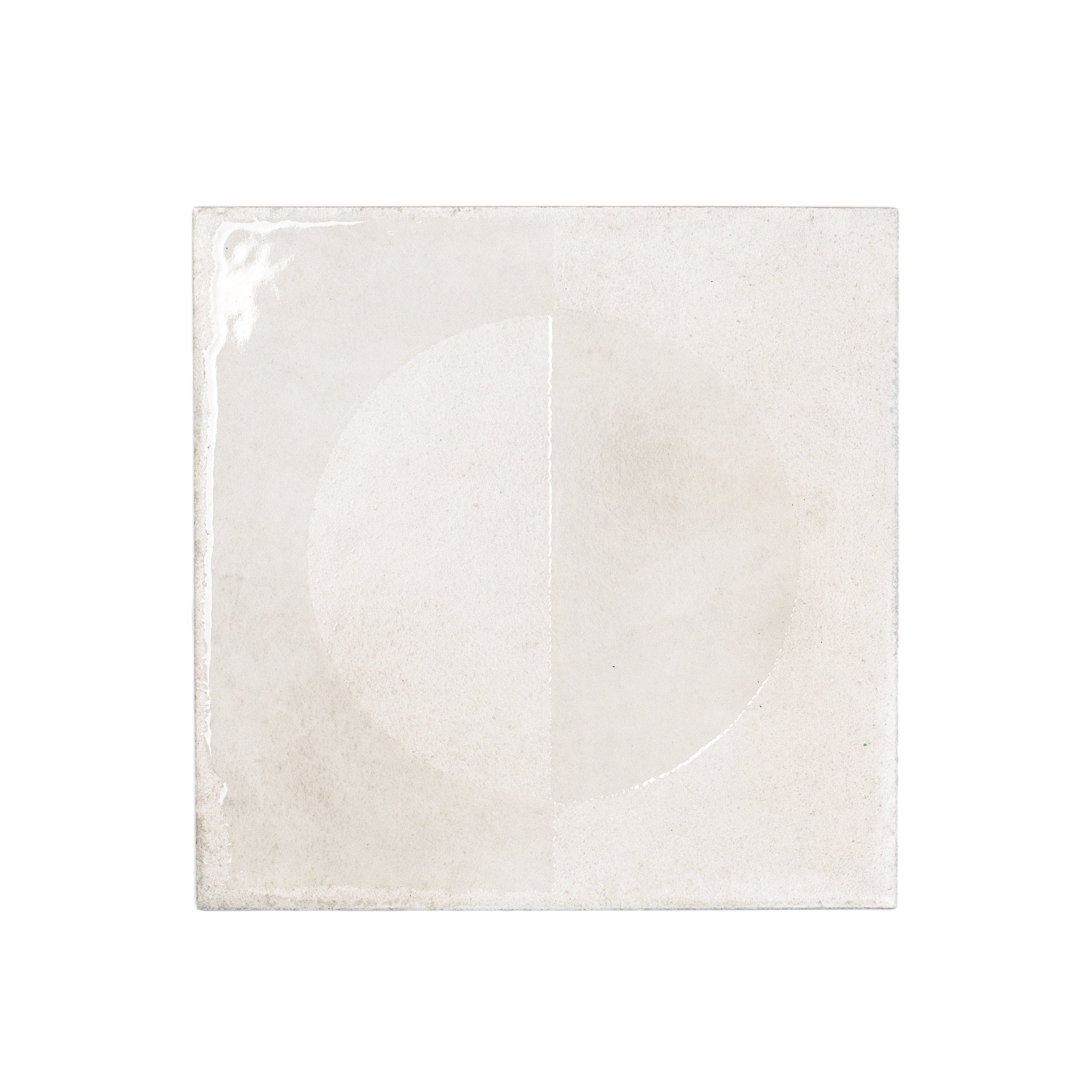 Circles Gloss Porcelain Tile Sample showing subtle circular pattern in glossy porcelain, Porcelain collection, SAMPLES ONLY
