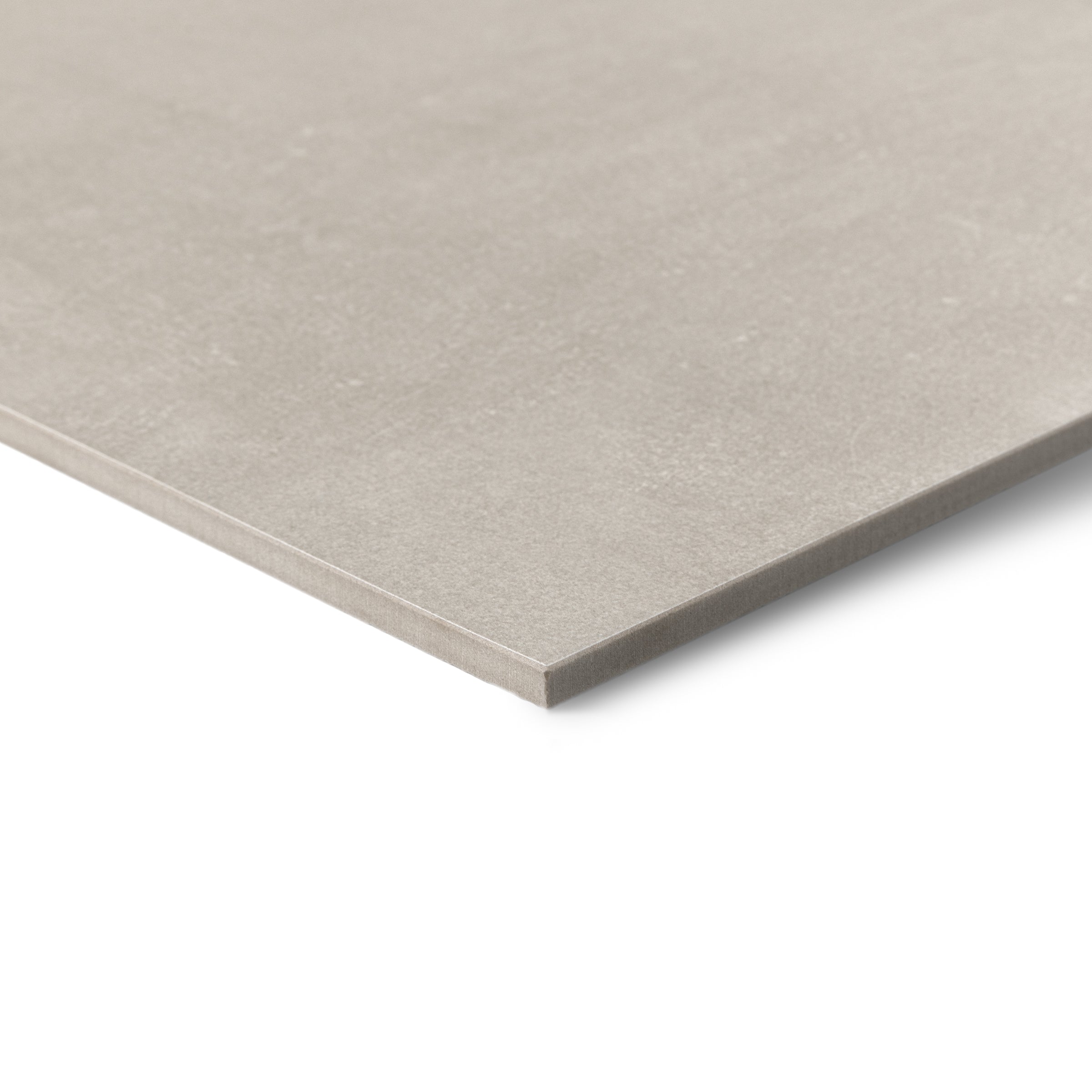 Light gray rectangular slab with a subtly textured surface and beveled edge