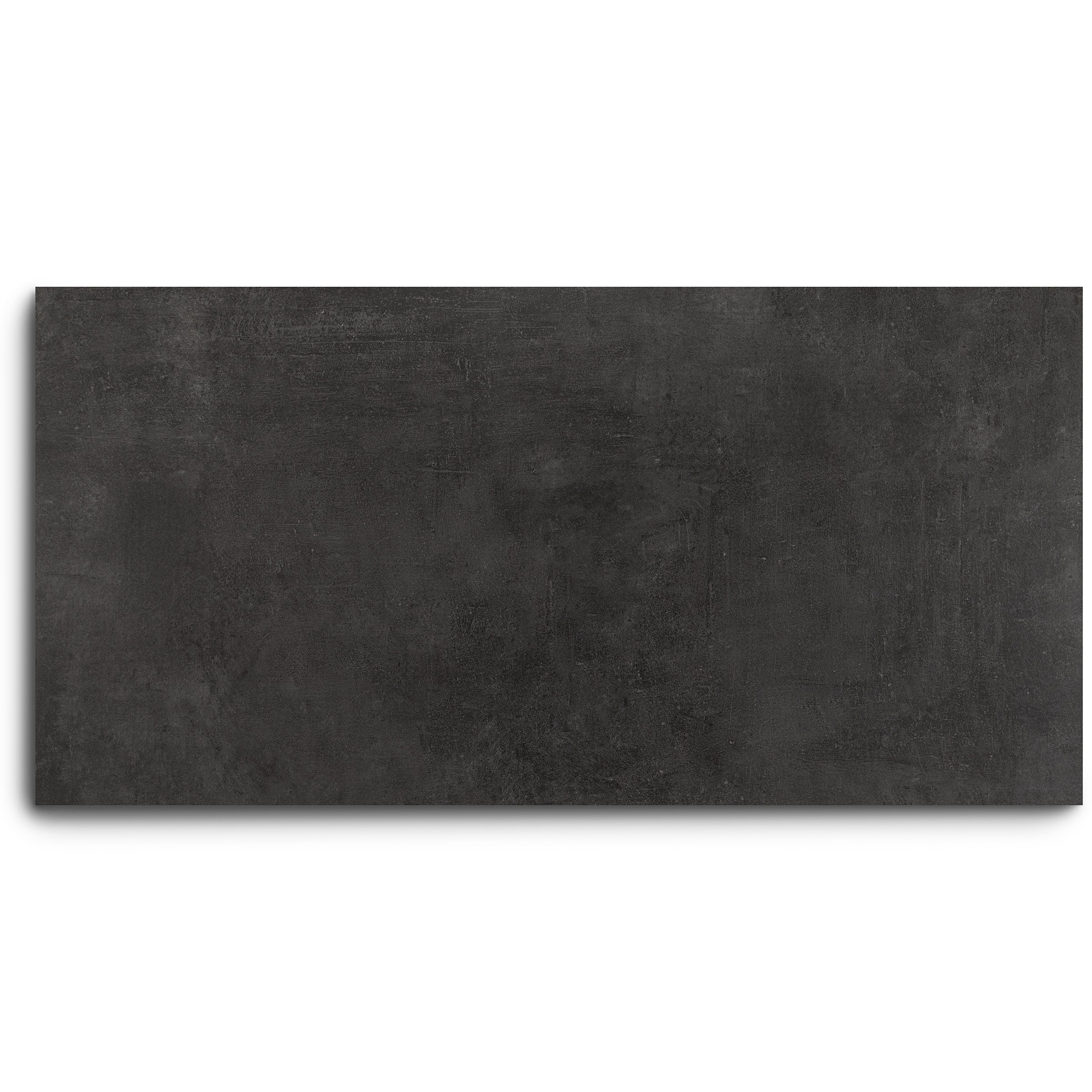Dark charcoal rectangular tile with a subtle mottled texture
