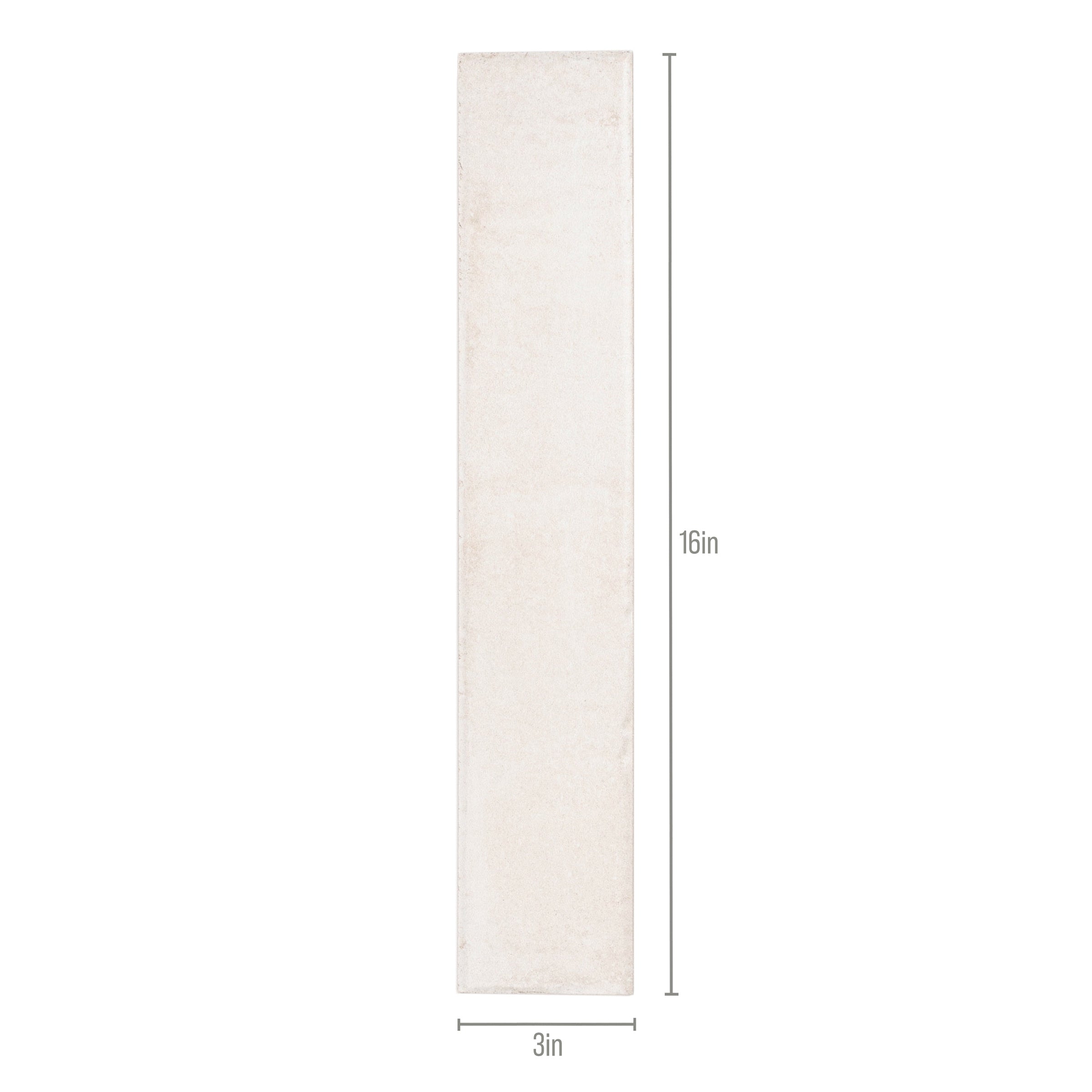 Chalk Matte Porcelain Tile in white and beige tones with a subtle matte finish from Claytone Porcelain Tile collection