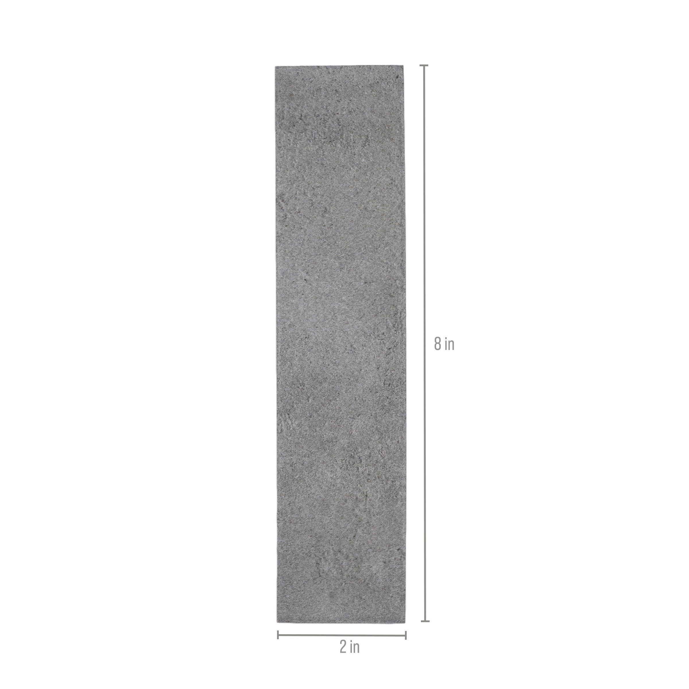 Charcoal Matte Porcelain Tile in black and gray tones, 2x8 format from Gaia Porcelain Tile and Small Format Tiles collections