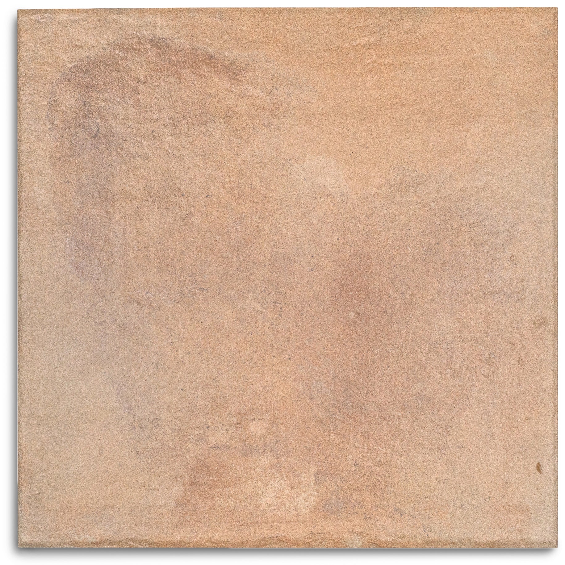 Square warm beige tile with a softly mottled, natural stone-inspired surface