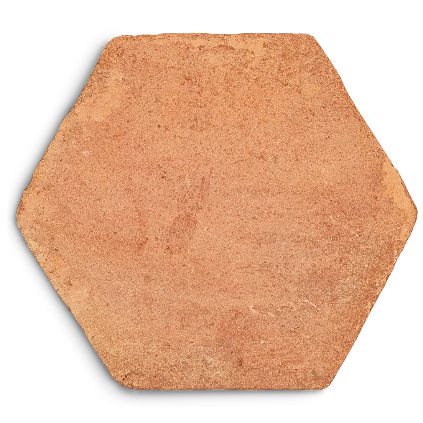 Classic Hexagon Textured Terracotta Tile