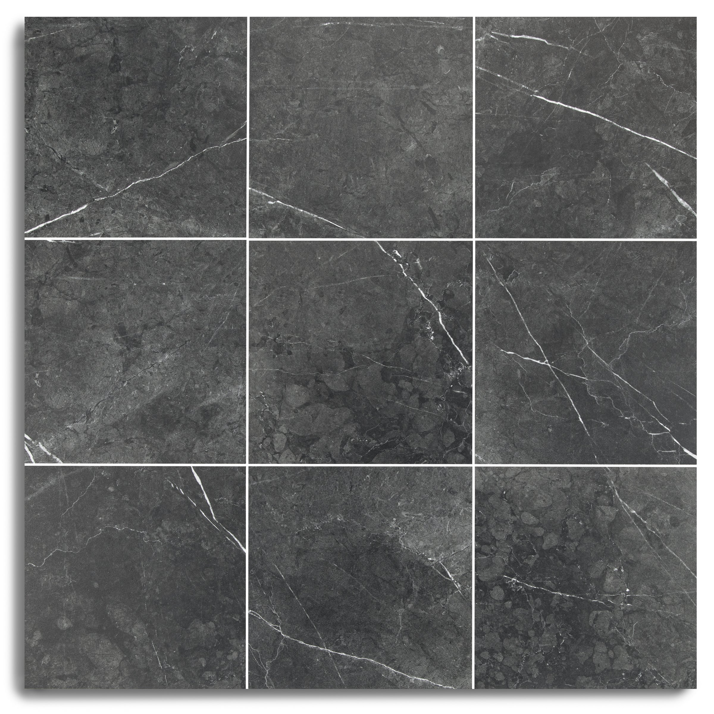 Classico Matte Marble Look Porcelain Tile in gray and silver tones from Large Format Tiles and Marble Editions Porcelain Tile collection