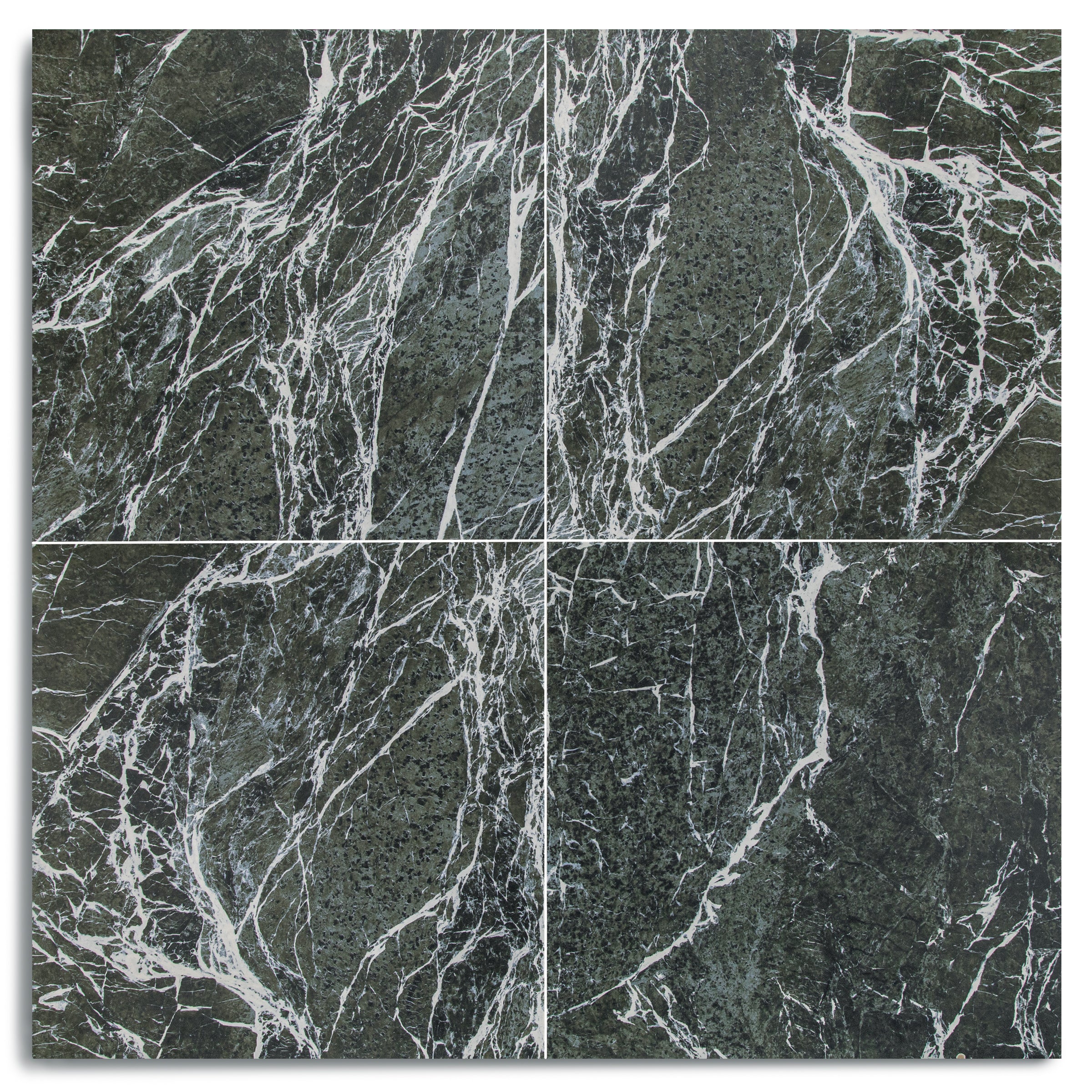Classico Matte Marble Look Porcelain Tile in green, gray, and white tones from Large Format Tiles and Marble Editions Porcelain Tile collections
