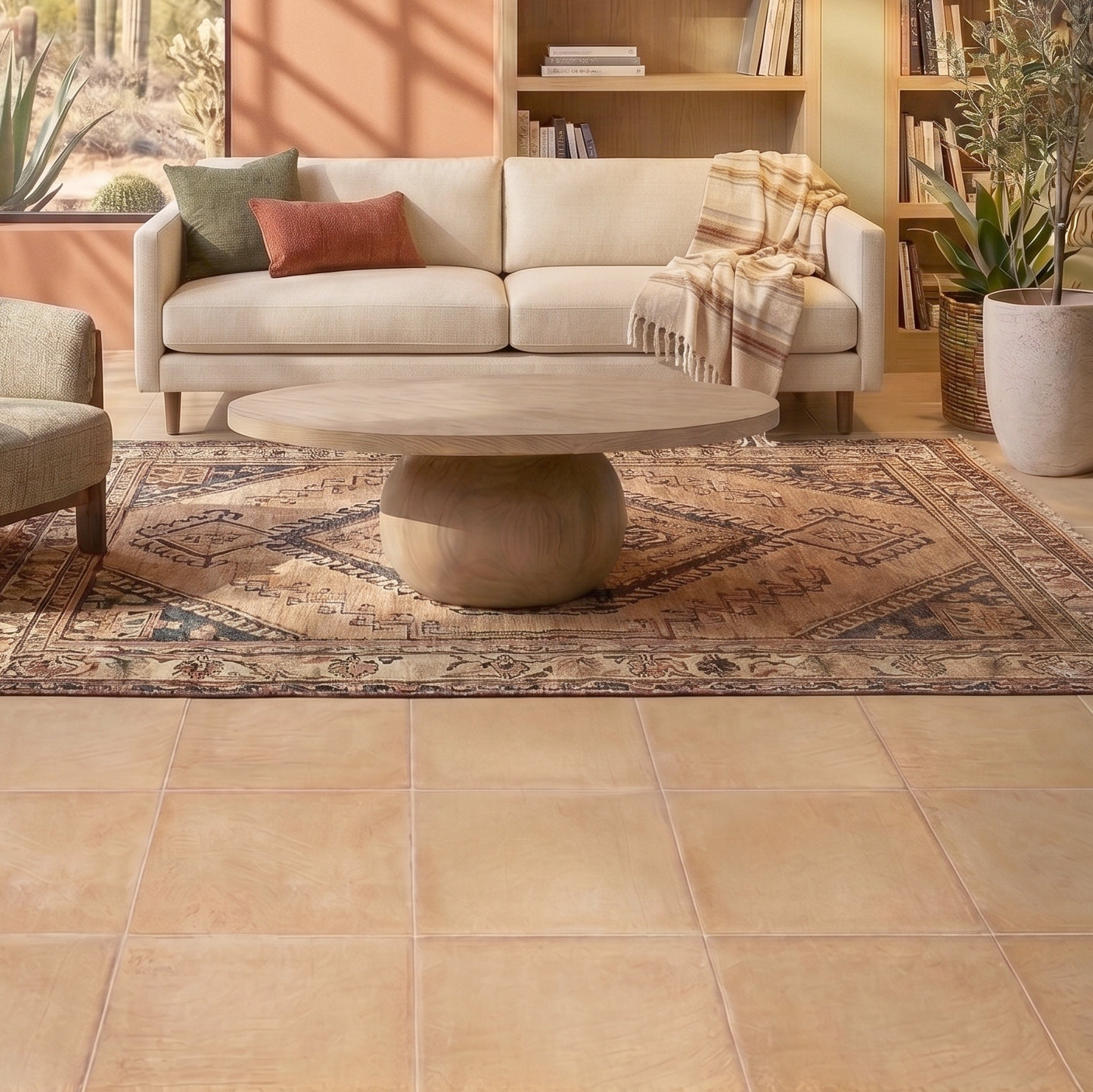 Crema Terracotta Look Matte Porcelain Tile