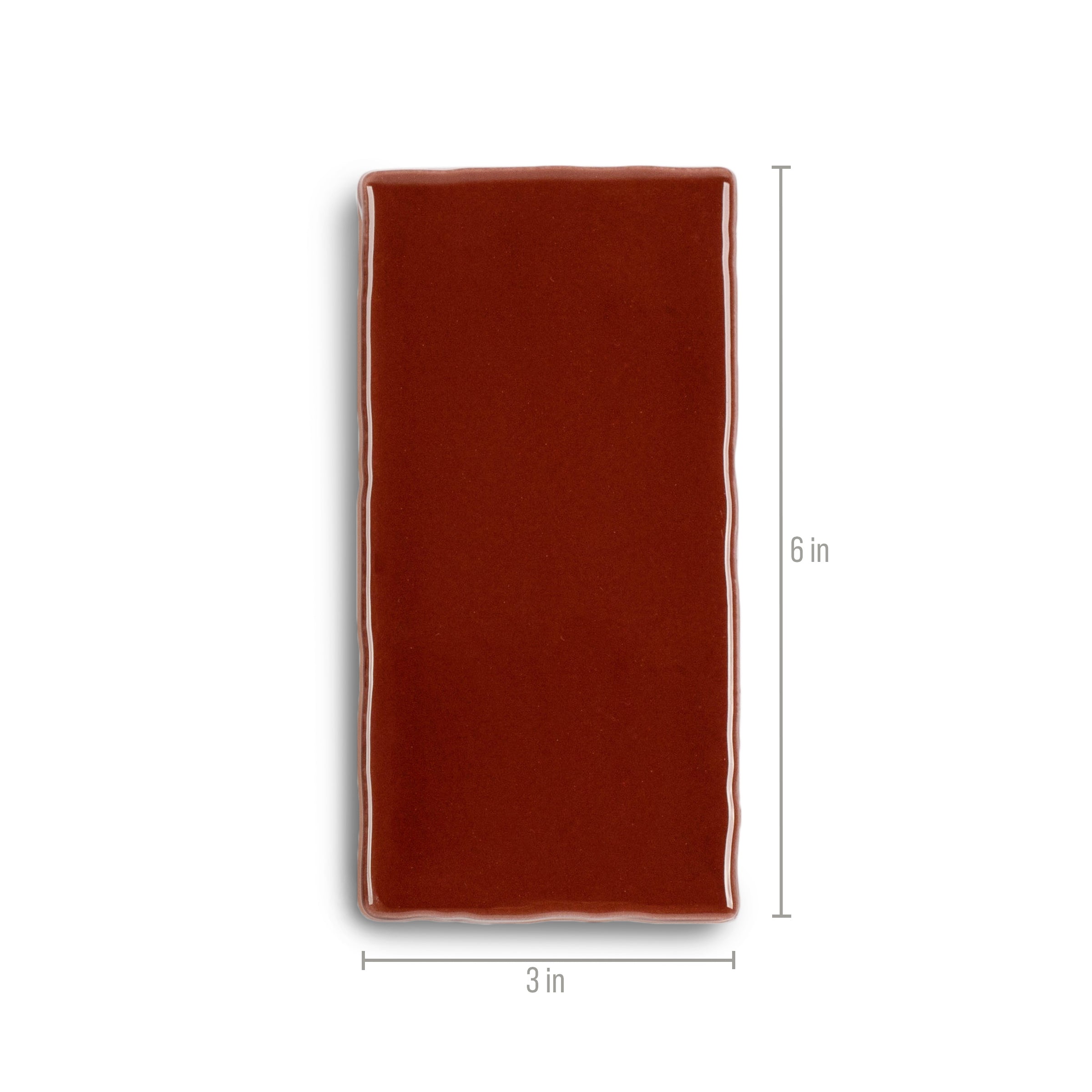 Crimson 3x6 Glossy Ceramic Tile