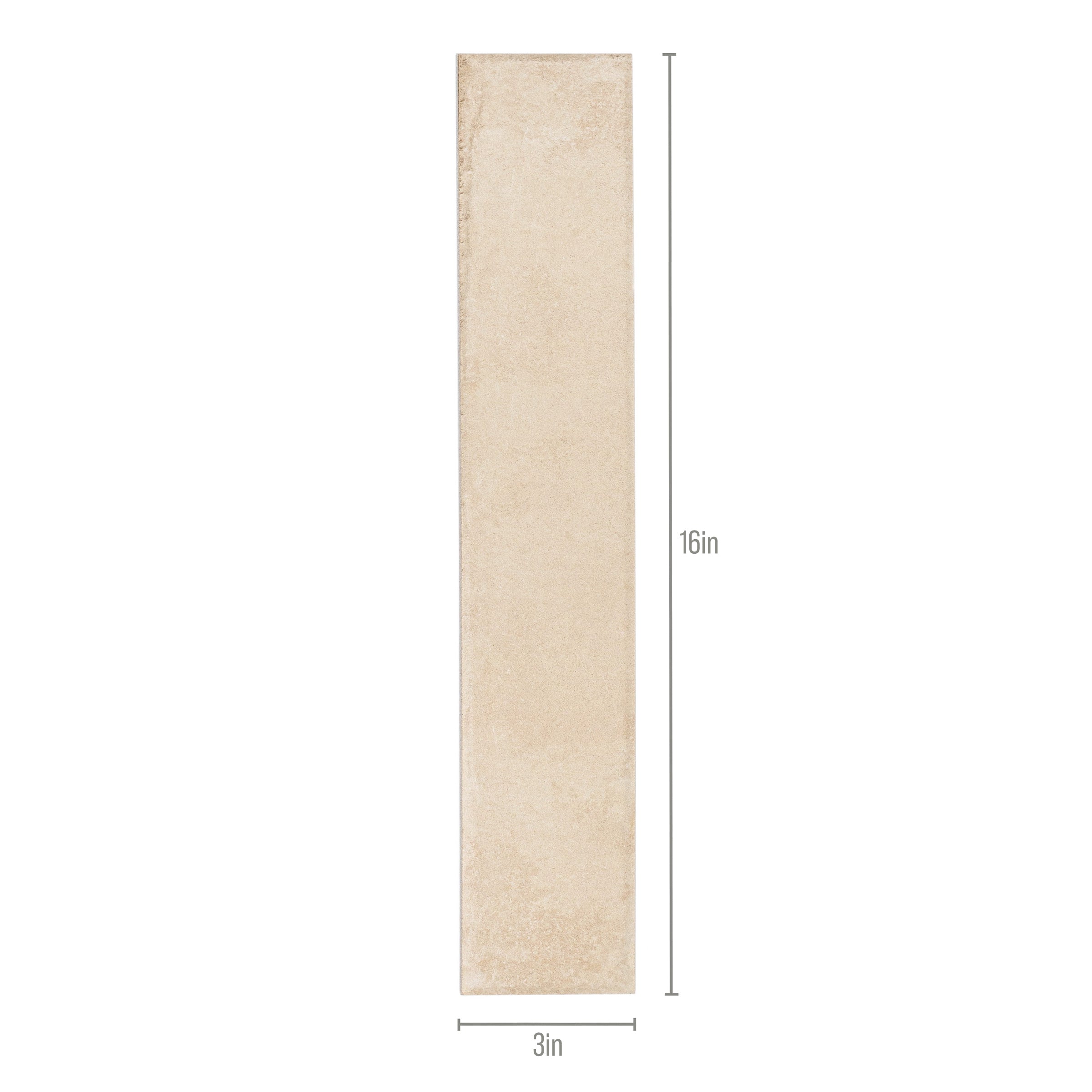 Dune Matte Porcelain Tile in beige color from Claytone Porcelain Tile and Small Format Tiles collections with a matte finish