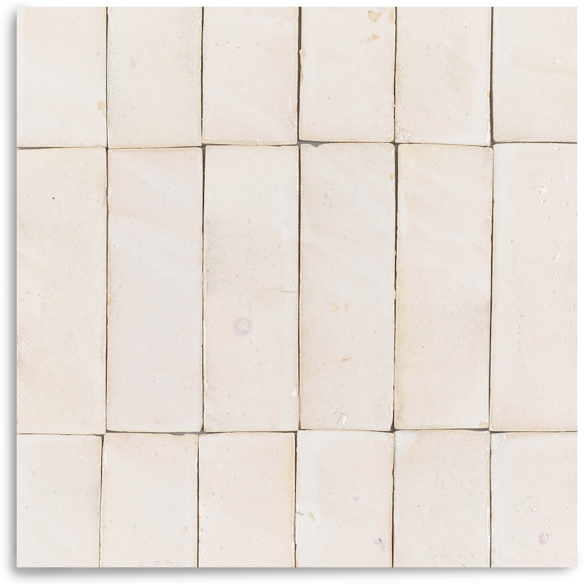 Ecru Glazed Zellige Plinth showcasing beige terrazzo small format tile with warm honey and cream tones from New Arrivals collection