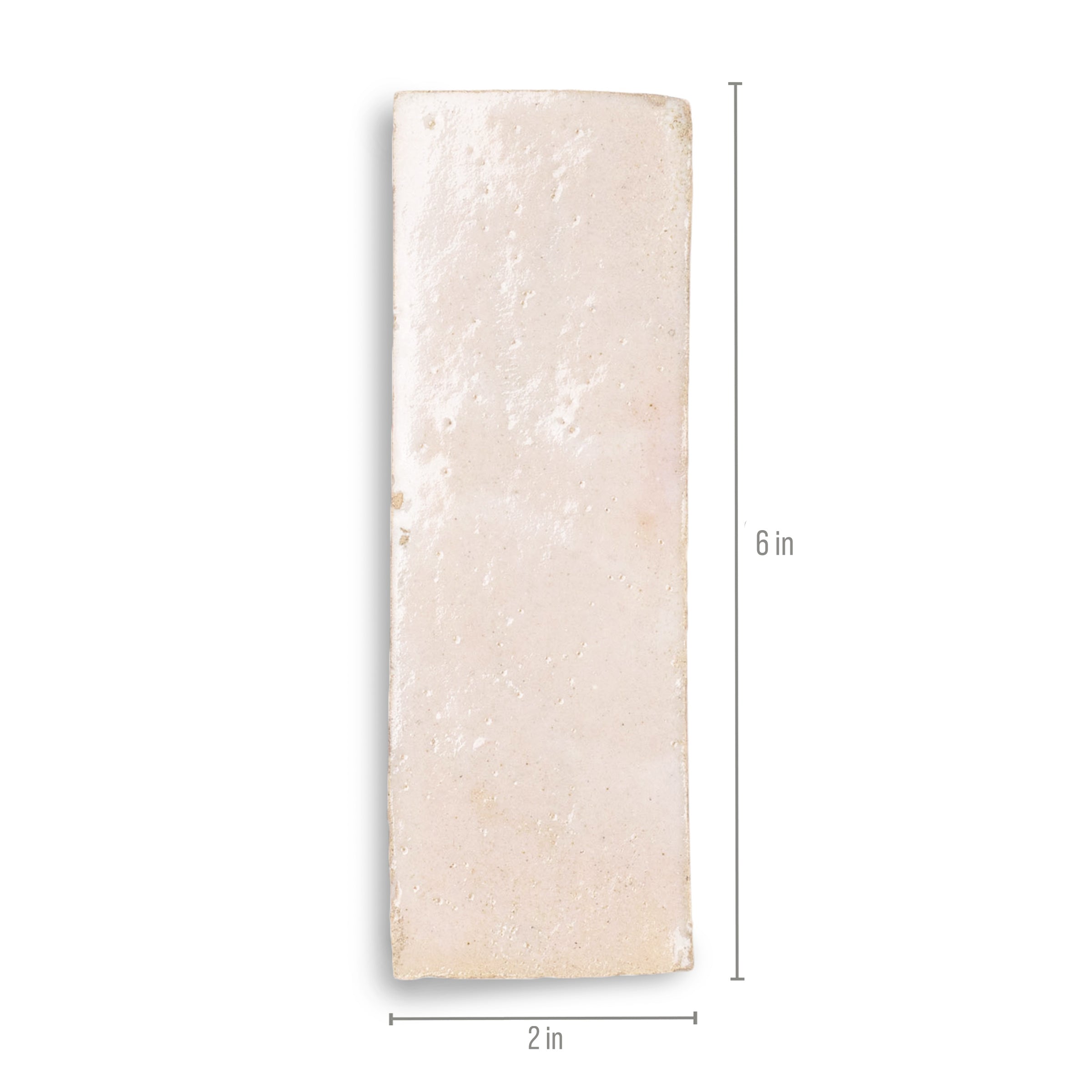Ecru Glazed Zellige Plinth showcasing beige terrazzo ceramic tile with warm honey and cream tones from Small Format Tiles collection
