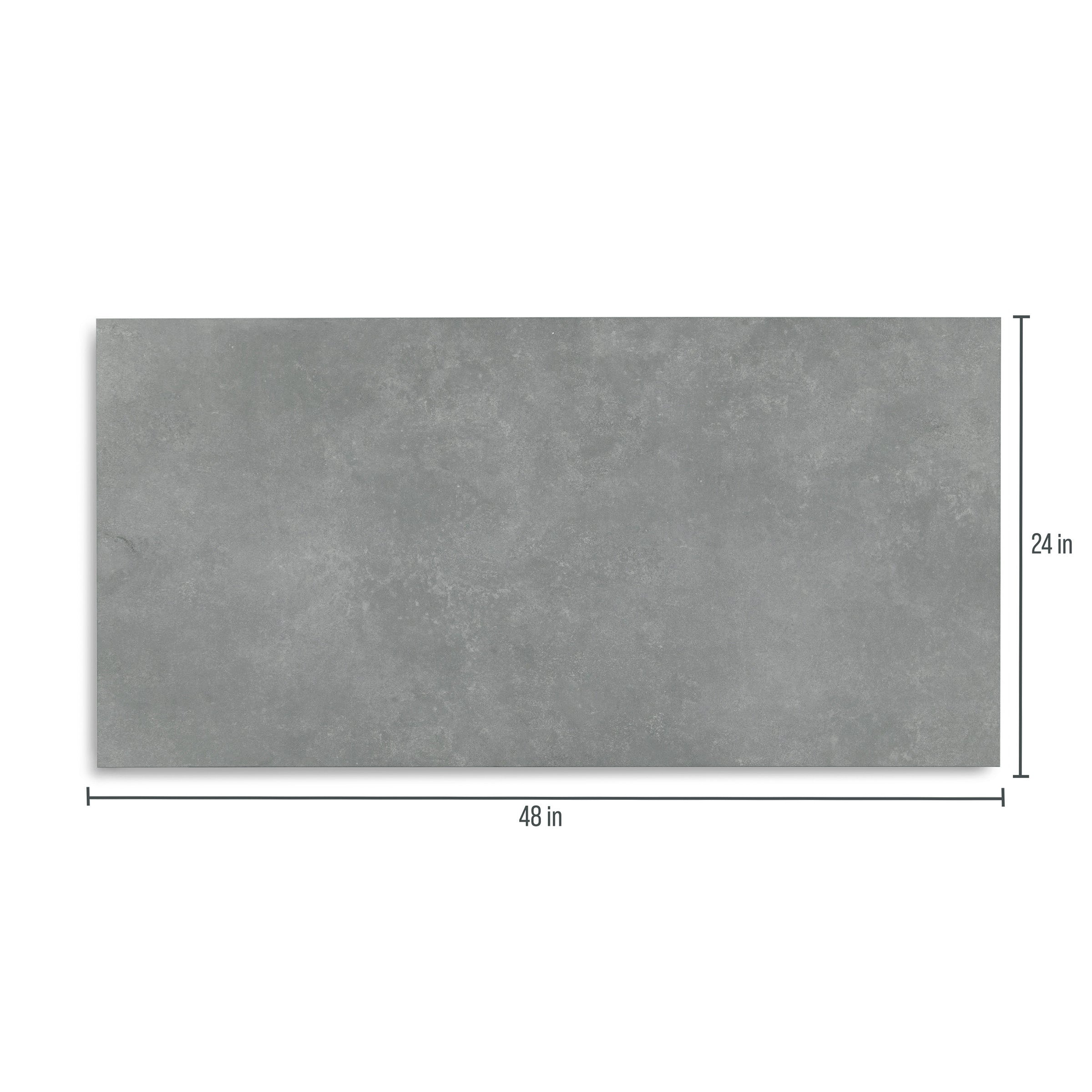 Grey Cement Look Porcelain Tile in deep charcoal gray from Large Format Tiles Cement Editions Porcelain Tile collection