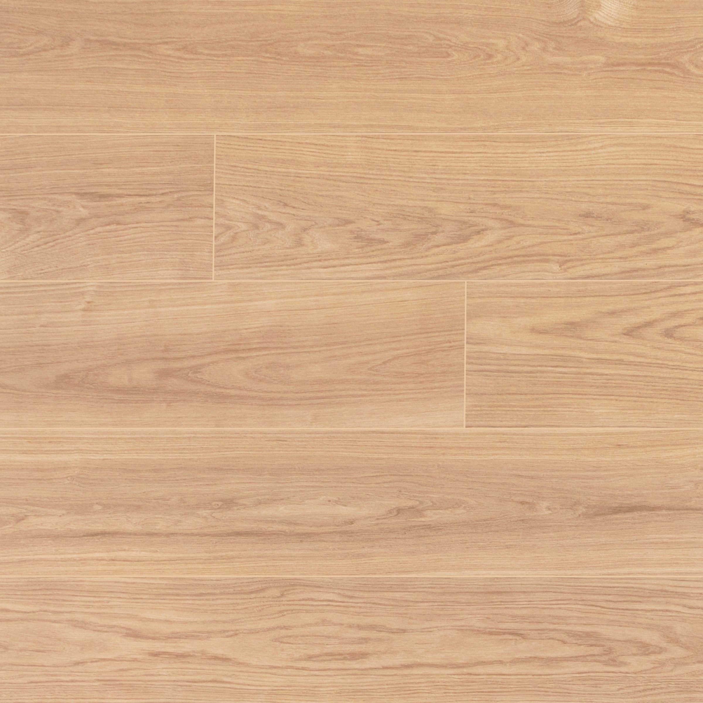 Honey 9.5x60 Wood Look Porcelain Tile in warm brown and beige tones with clean oak grain from Wood Edition Porcelain Tiles