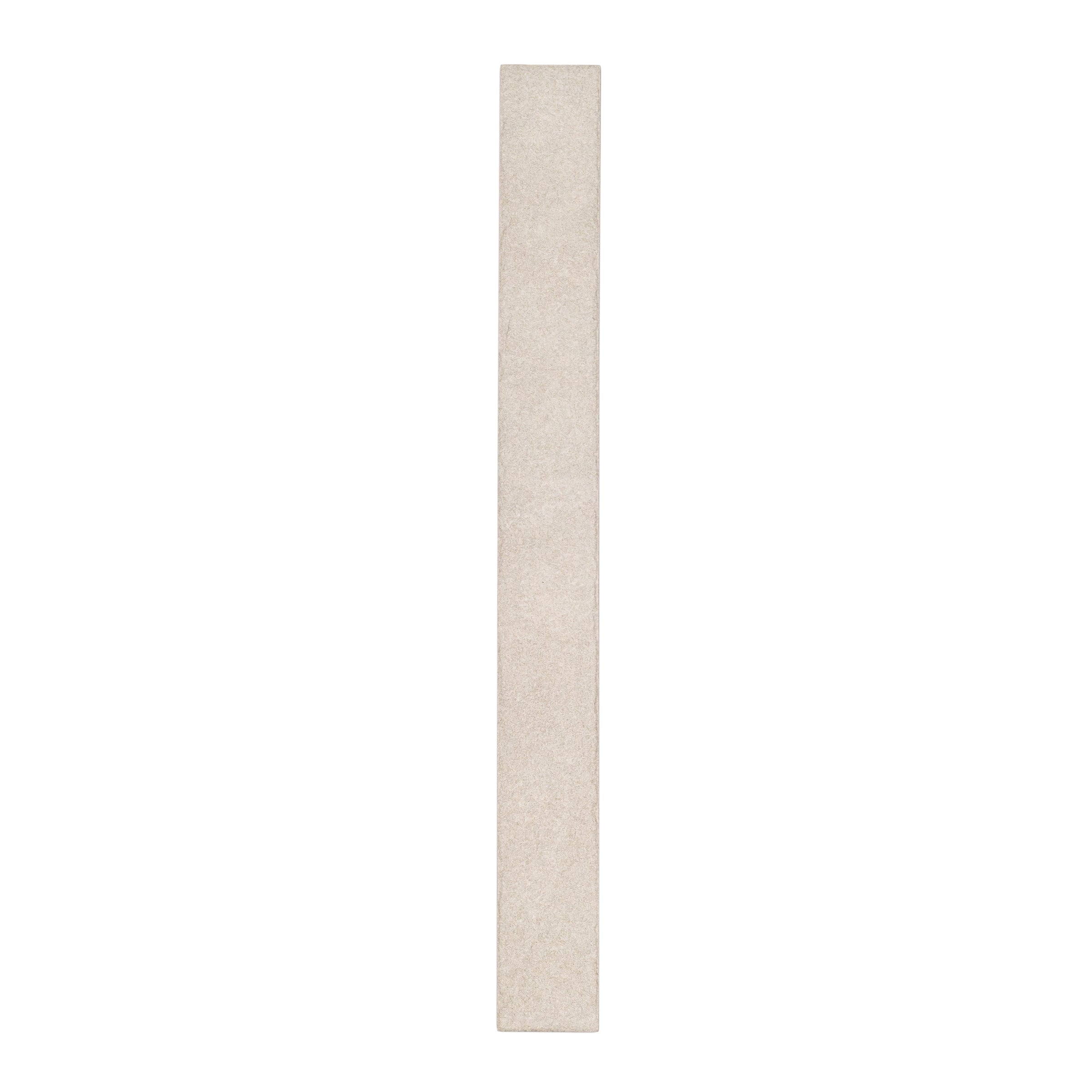Ivory 2x18 Matte Porcelain Tile Sample in neutral tone, Porcelain collection, globally sourced for your imagination.