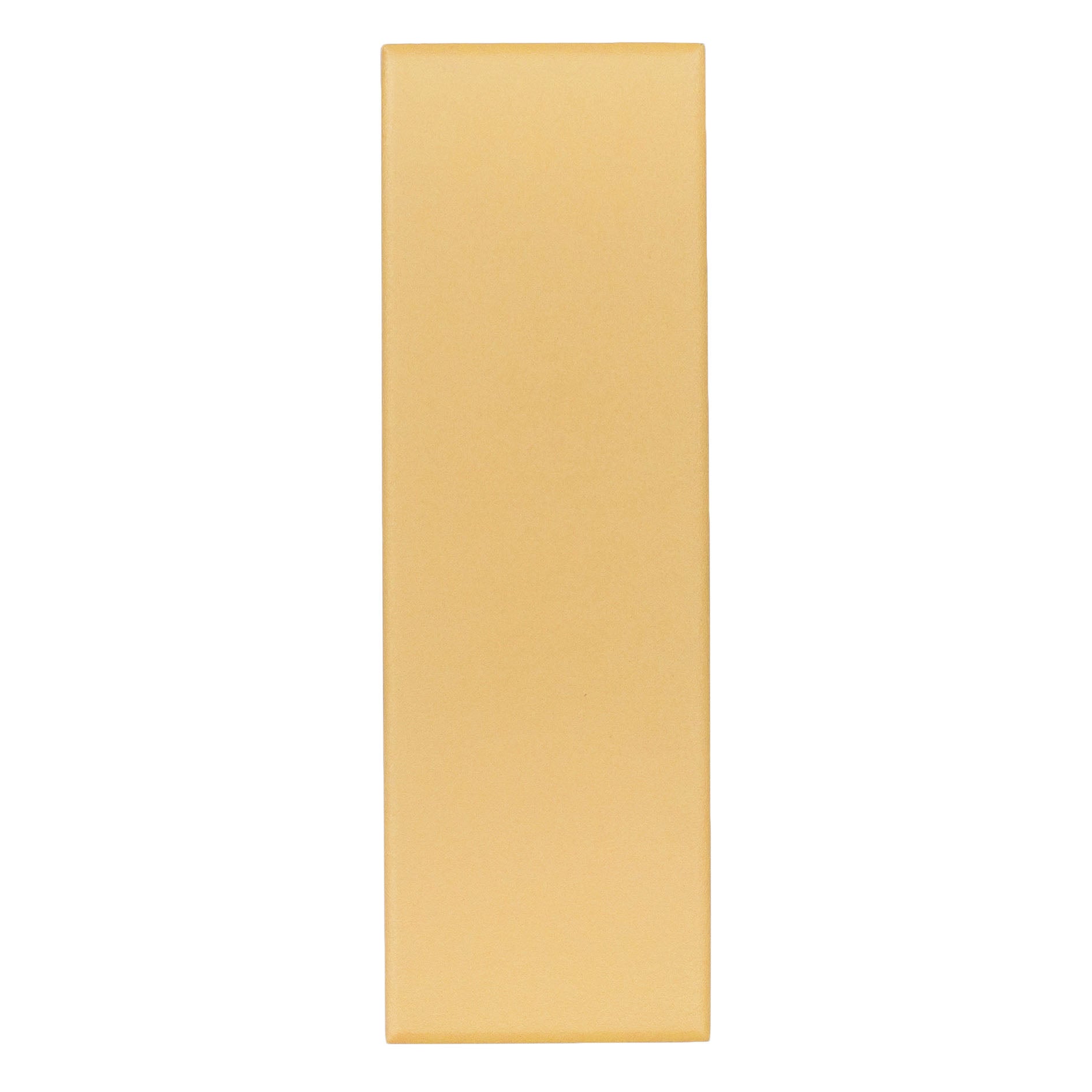 Mustard 2x6 Matte Porcelain Tile Sample in warm yellow tone from Porcelain collection, perfect for design projects.