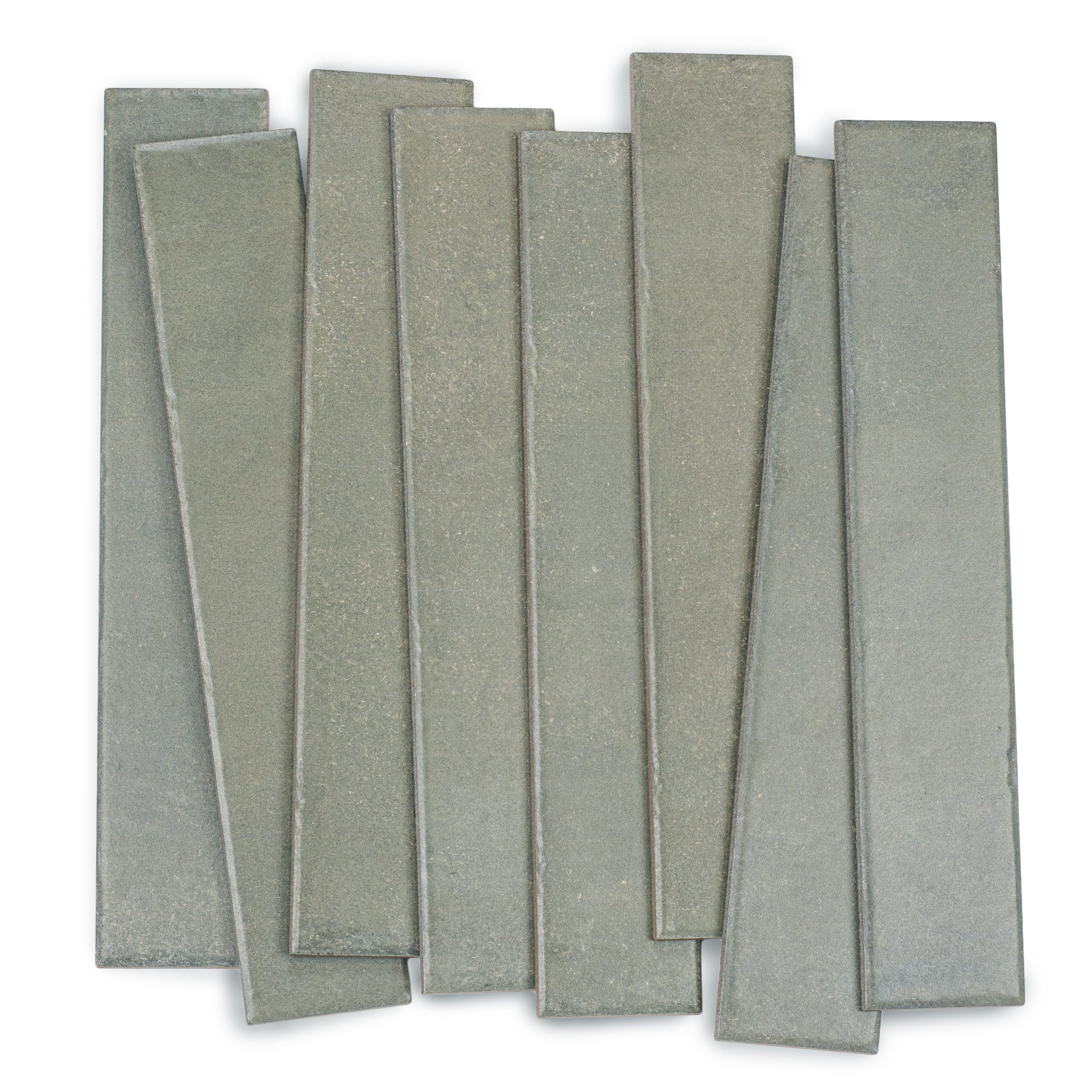 Moss Matte Porcelain Tile in green porcelain with a matte finish from Claytone Porcelain Tile and Small Format Tiles collections
