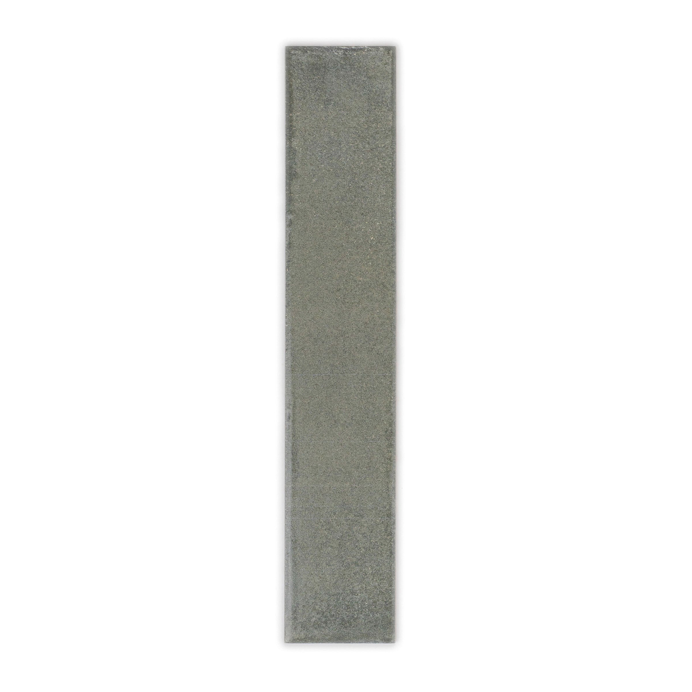 Moss 3x16 Matte Porcelain Tile Sample in muted green from Porcelain collection, perfect for flooring or small format tiles.