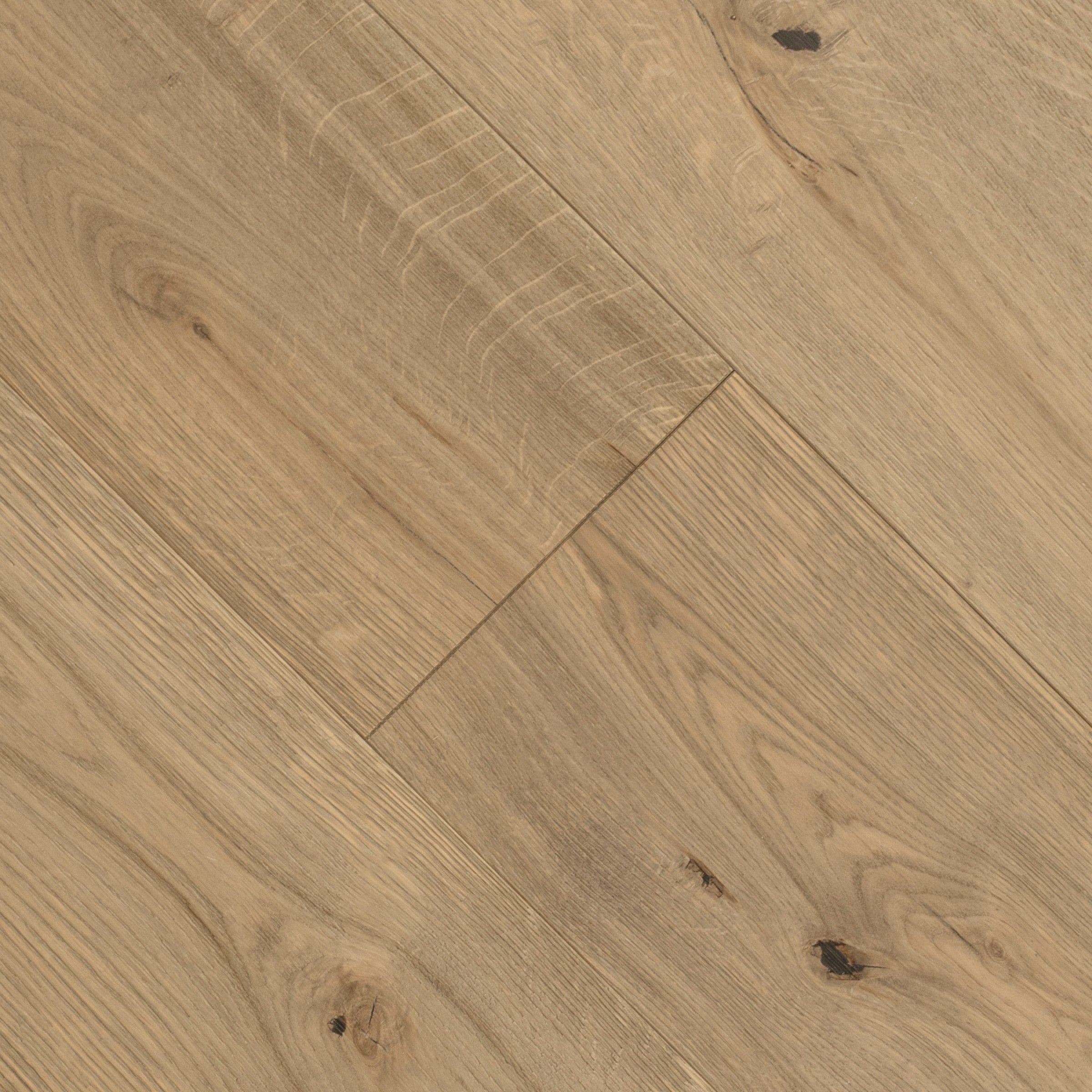 No. 28 Engineered Wood Flooring in gray, brown, and beige tones with matte wire brush finish from Engineered Hardwood Flooring (& trims) collection