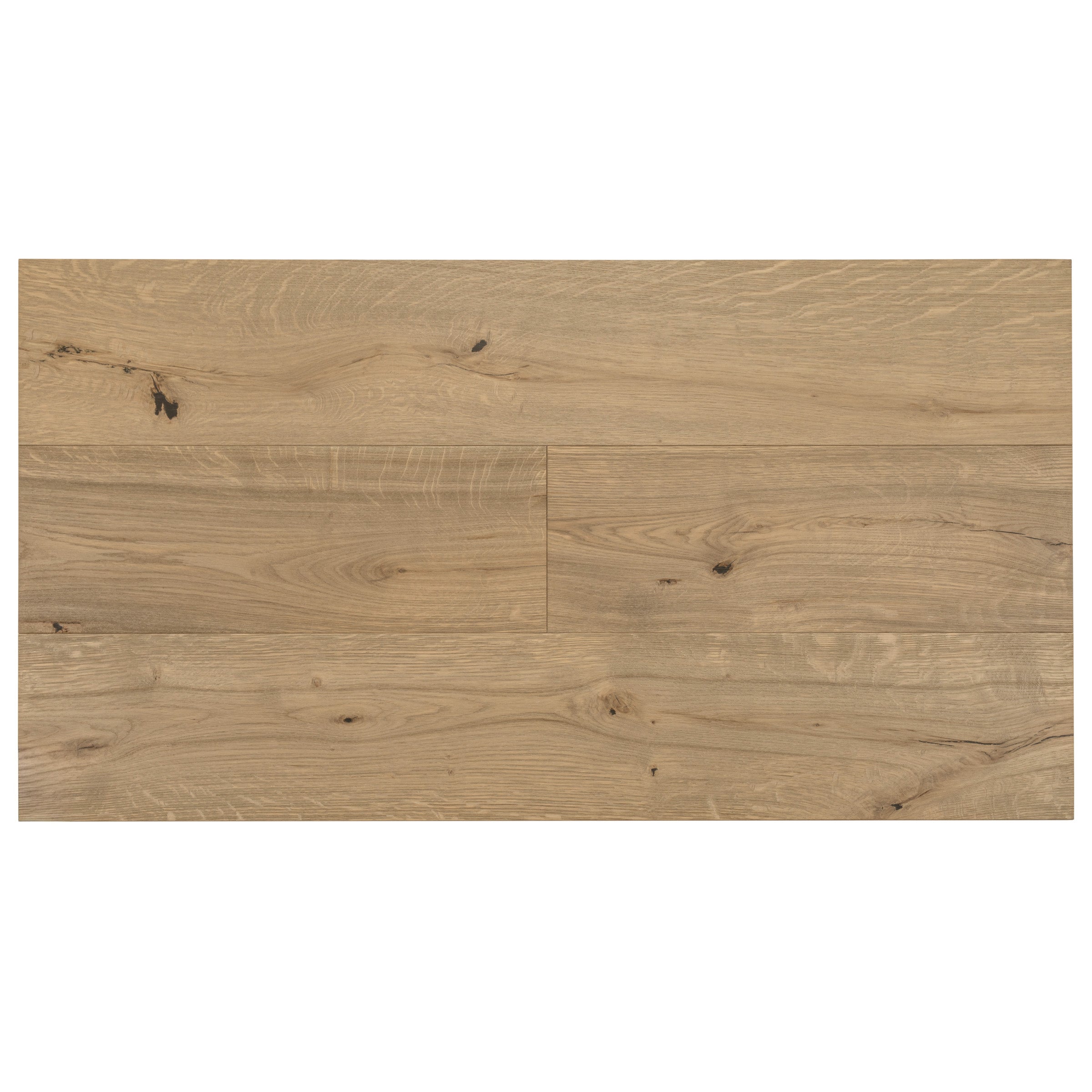 No. 28 Engineered Wood Flooring in warm beige and brown tones with matte wire brush finish from Engineered Hardwood Flooring (& trims)