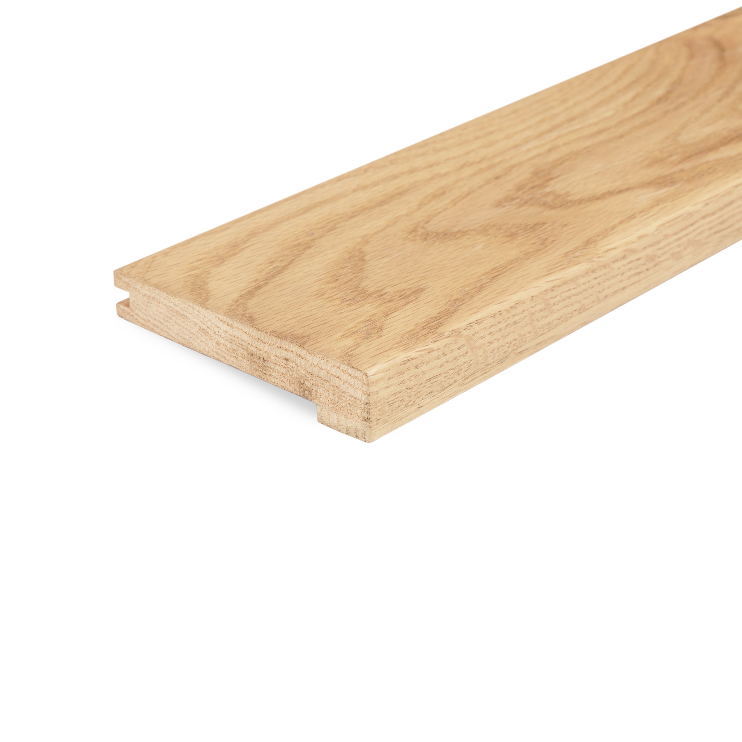 No. 10 Squared Wood Stair Nose in beige and brown wood tones for Engineered Hardwood Flooring and trims at Reno Source