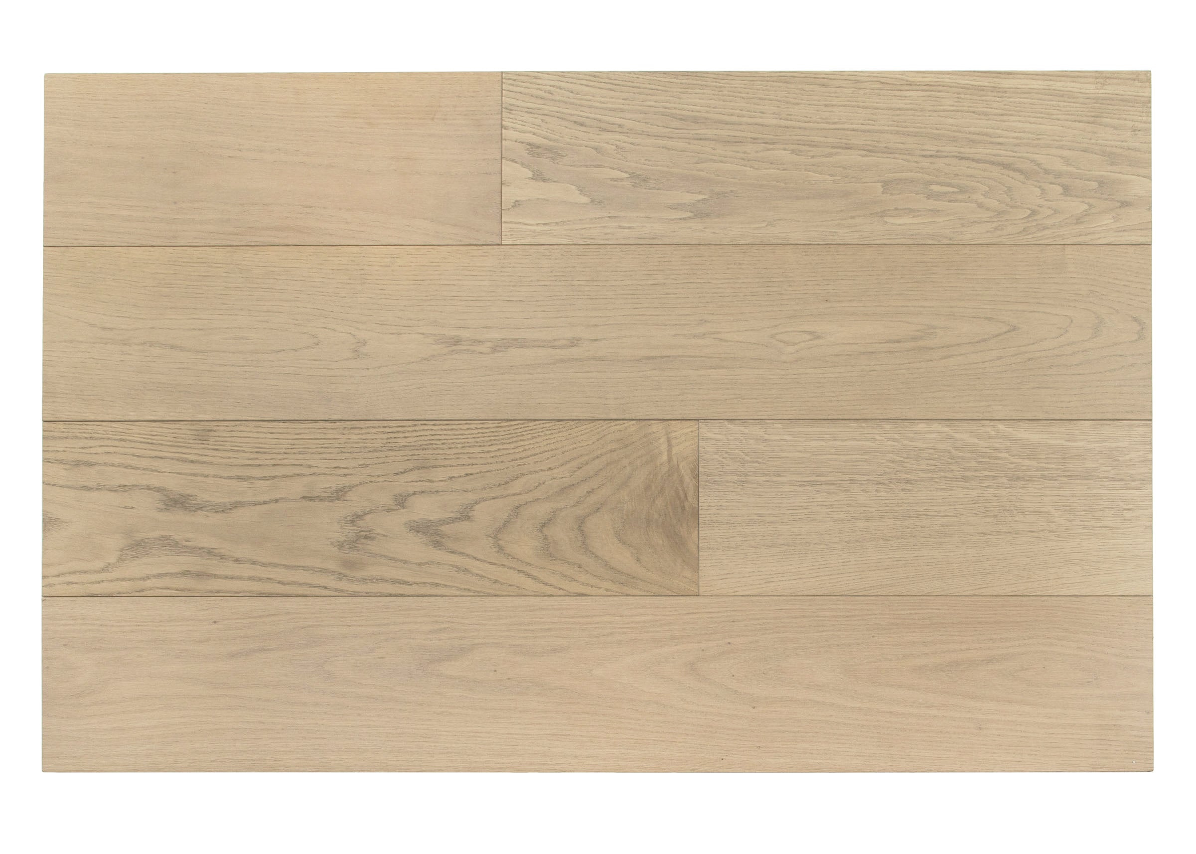 No. 4 Engineered Wood Flooring in beige and brown European white oak with matte wire brush finish from Flooring (ALL) collection