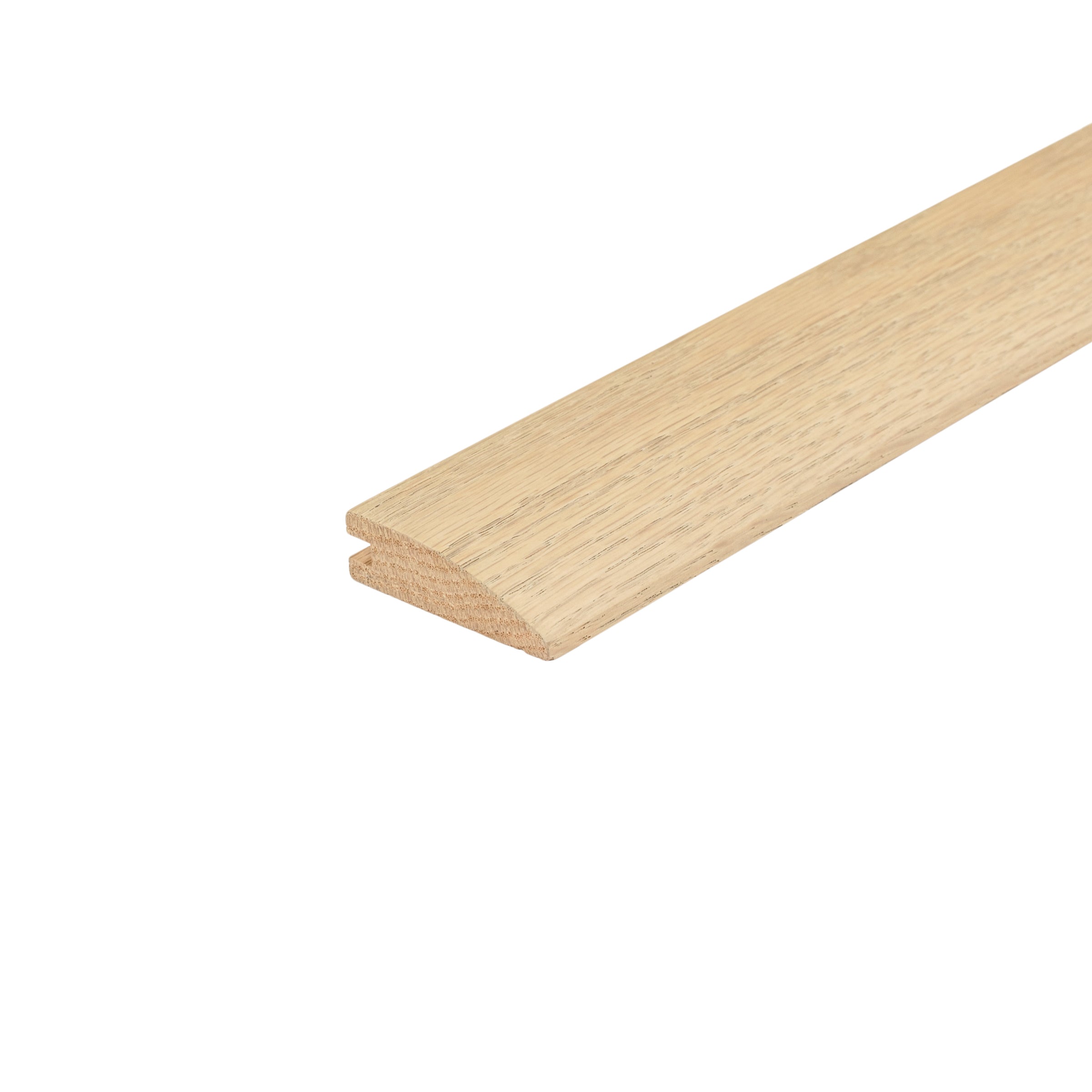 No. 4 Wood Reducer in beige and brown smoky light oak tones for Engineered Hardwood Flooring and Trims at Reno Source