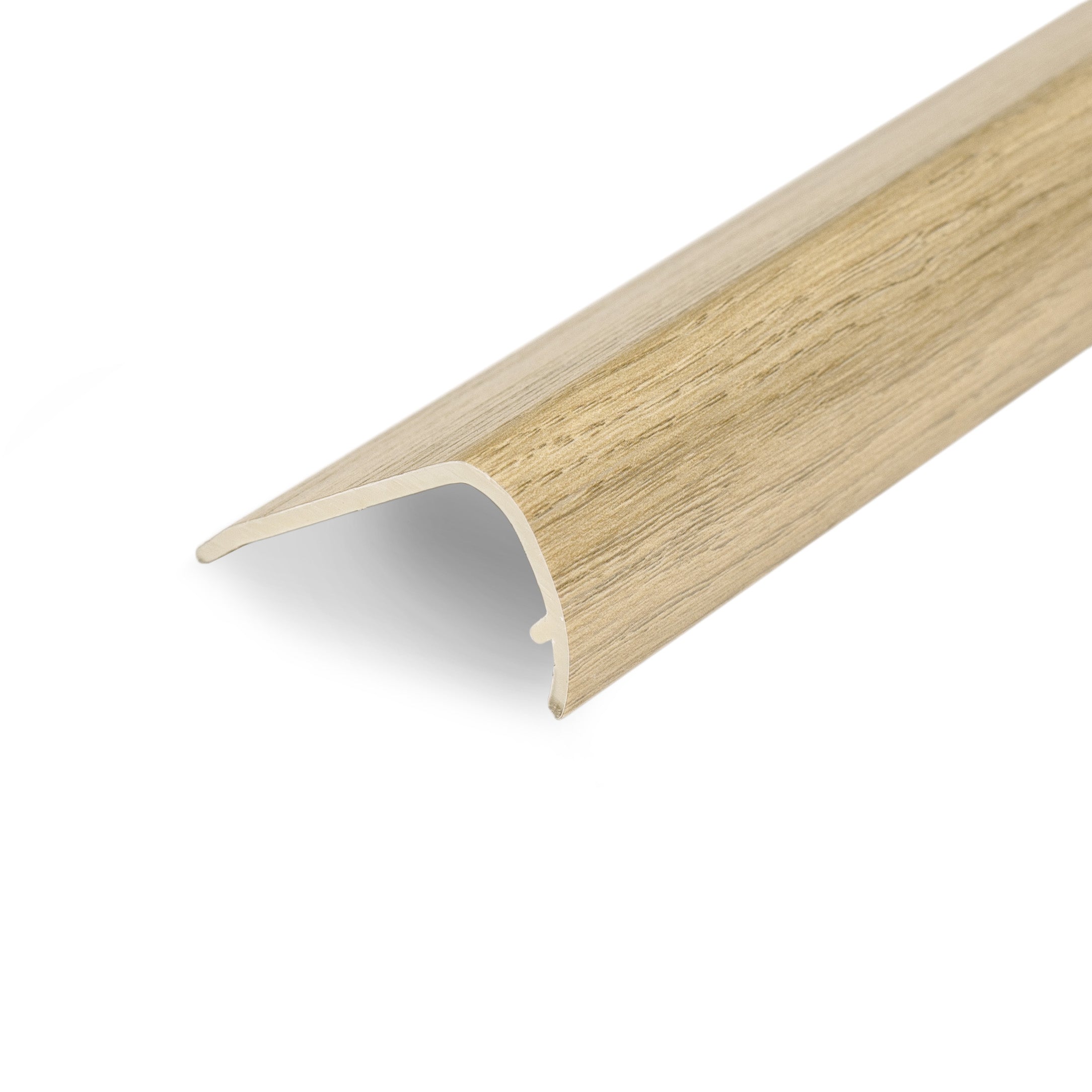 No. 5 Vinyl Bullnose Staircap in beige vinyl for Flooring (ALL), Trims, New Arrivals, GREY, Floor (New), Floor (Best Seller) collections