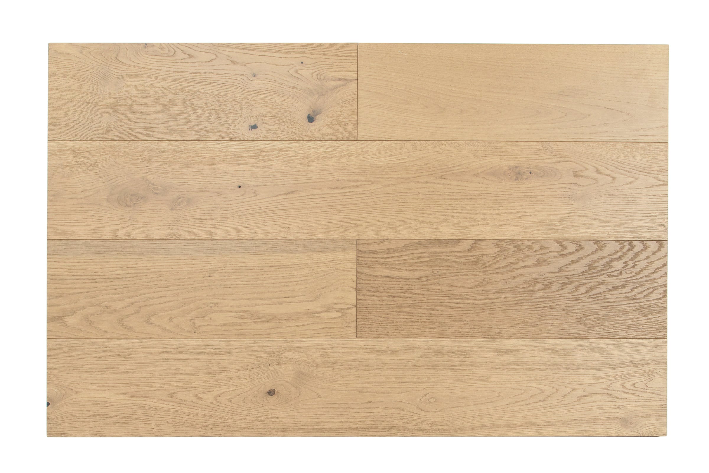 No. 6 Engineered Wood Flooring in warm brown and beige European white oak with wire brush finish from Flooring (ALL) collection