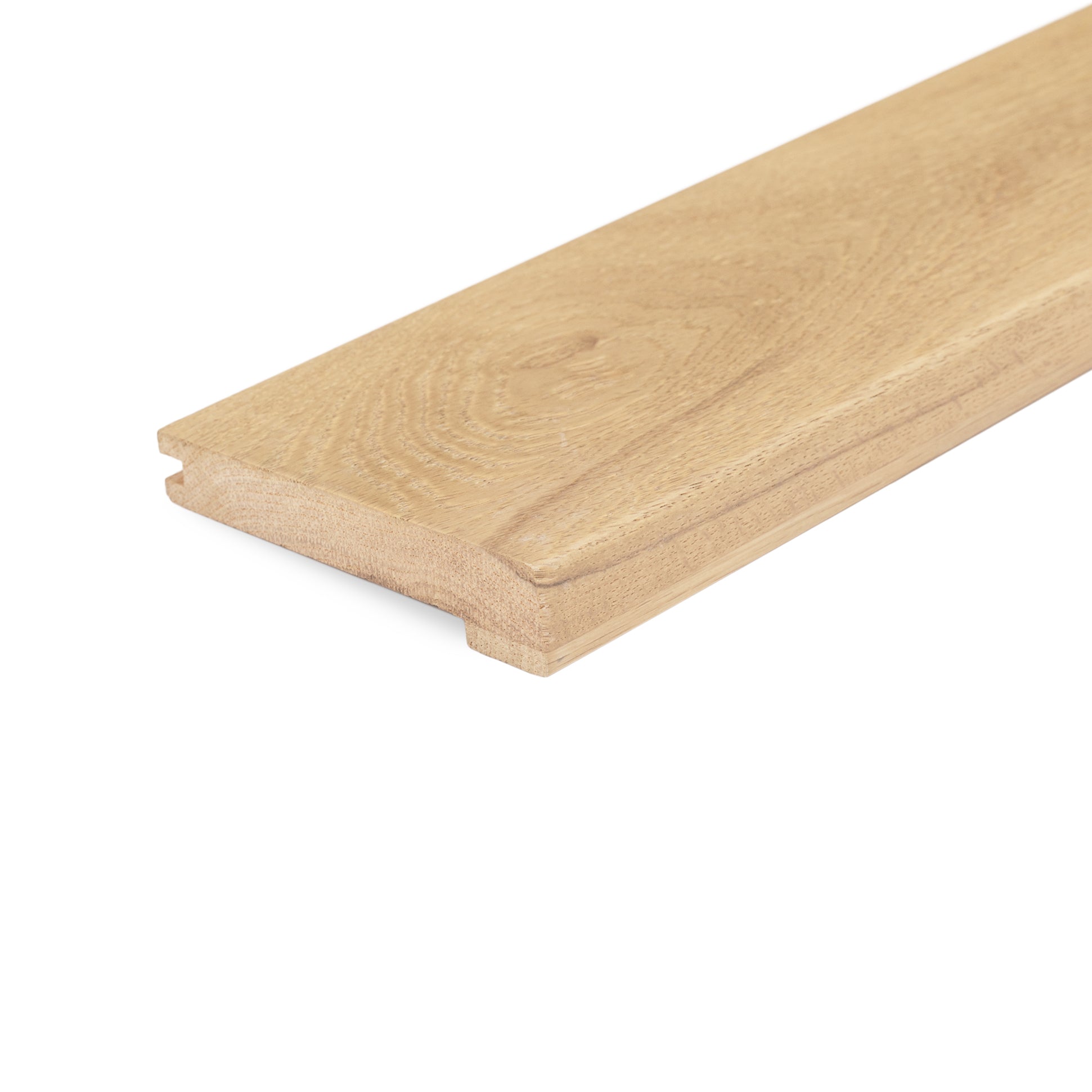 No. 6 Squared Wood Stair Nose in beige and brown tones for Engineered Hardwood Flooring (& trims) at Reno Source