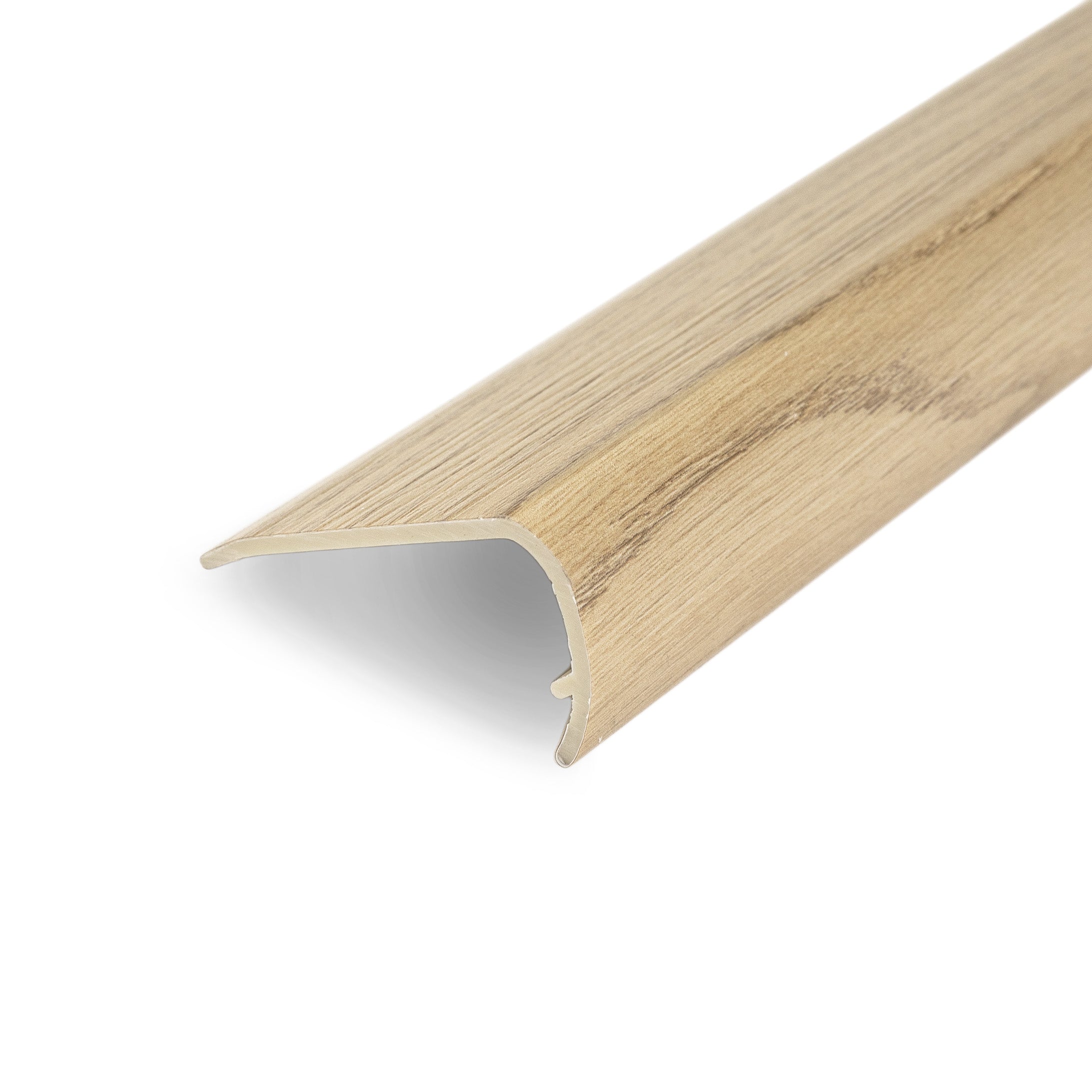 No. 7 Vinyl Bullnose Staircap in brown vinyl for Flooring (ALL), Trims, New Arrivals, Floor (New), and Floor (Best Seller) collections