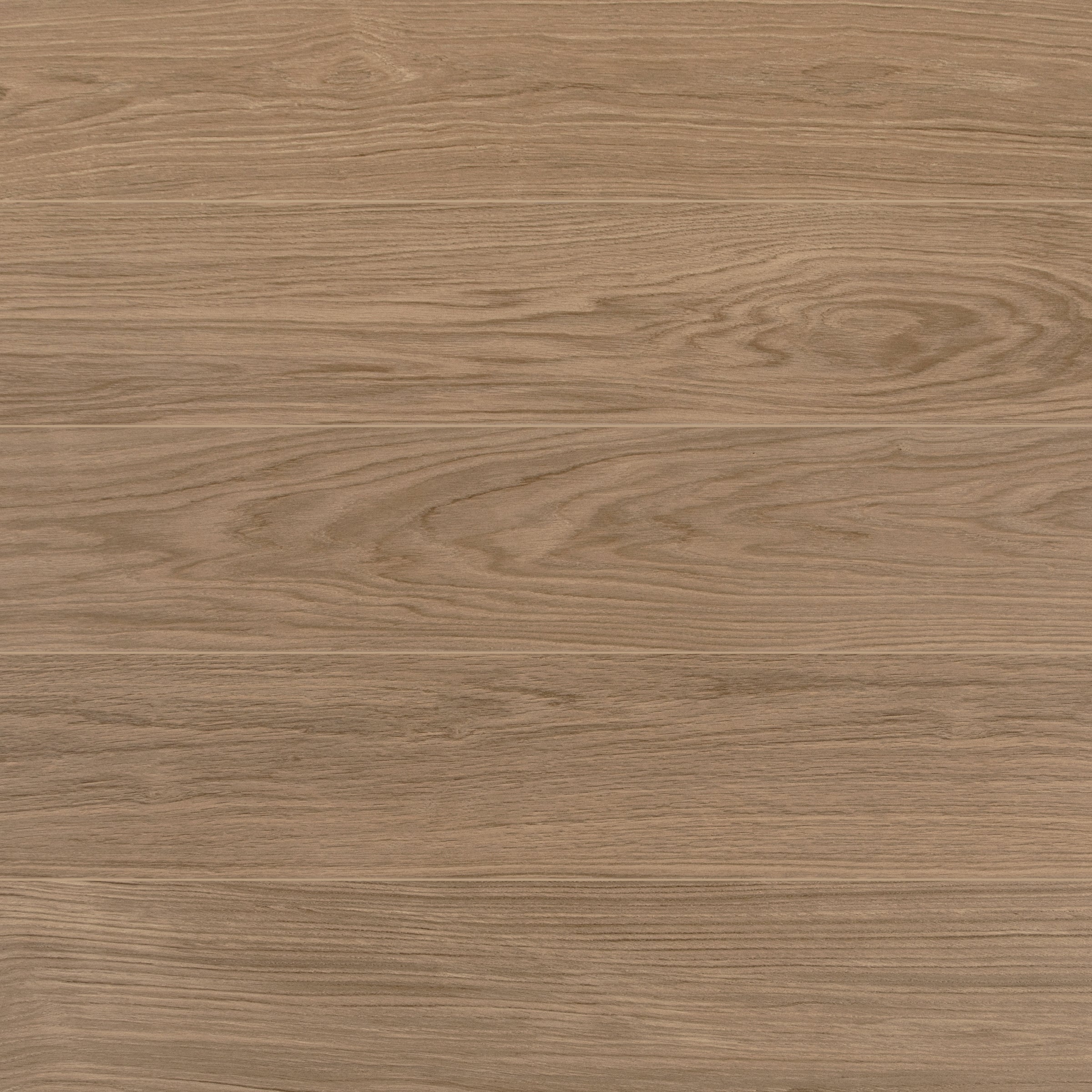 Nut 8x48 Wood Look Porcelain Tile in medium brown tones with natural grain from Wood Edition Porcelain Tiles collection