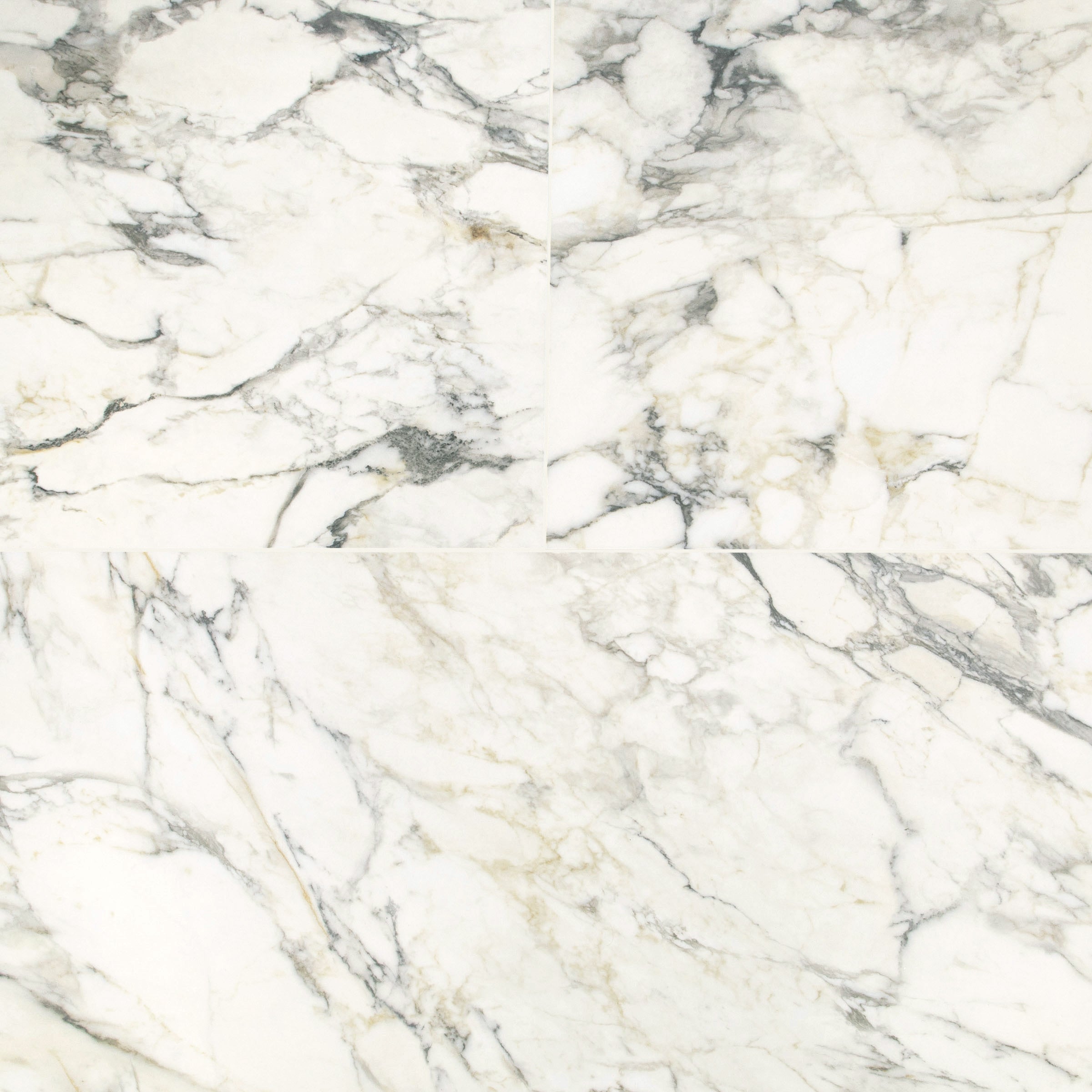 Paonazzo Matte Marble Look Porcelain Tile with white, gray, and gold veining from Large Format Tiles at Reno Source