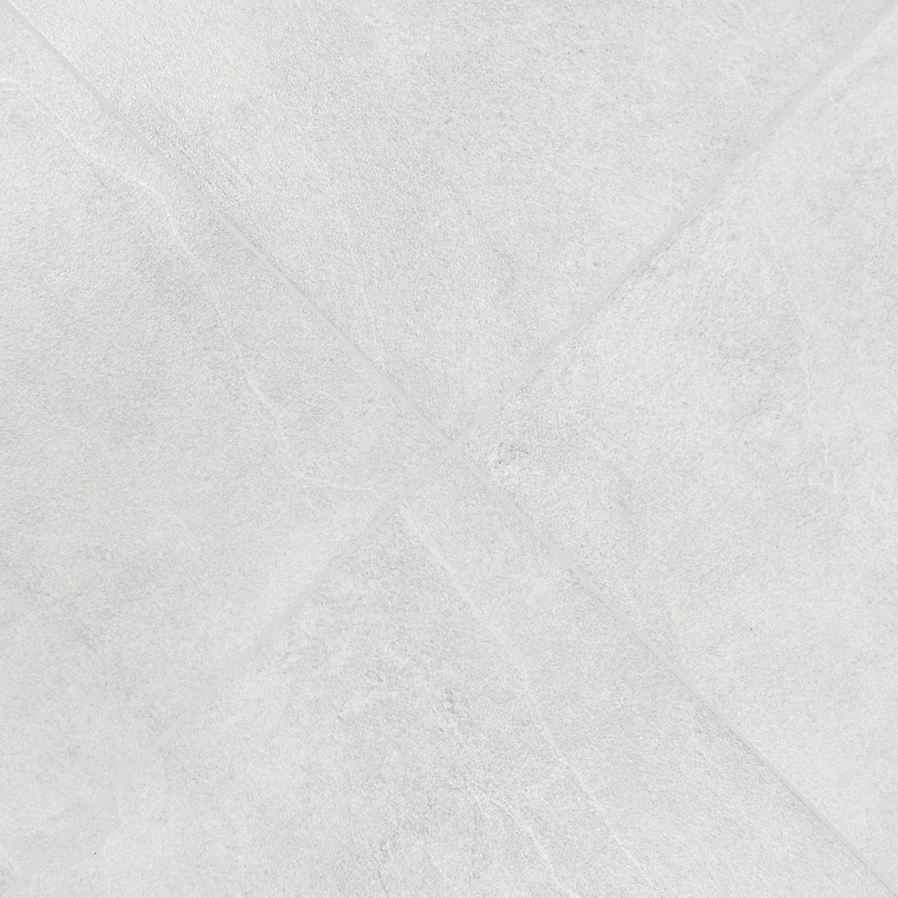 Pearl Slate Look Porcelain Tile in soft gray with matte finish and subtle slate texture from Stone Editions Large Format Tiles collection