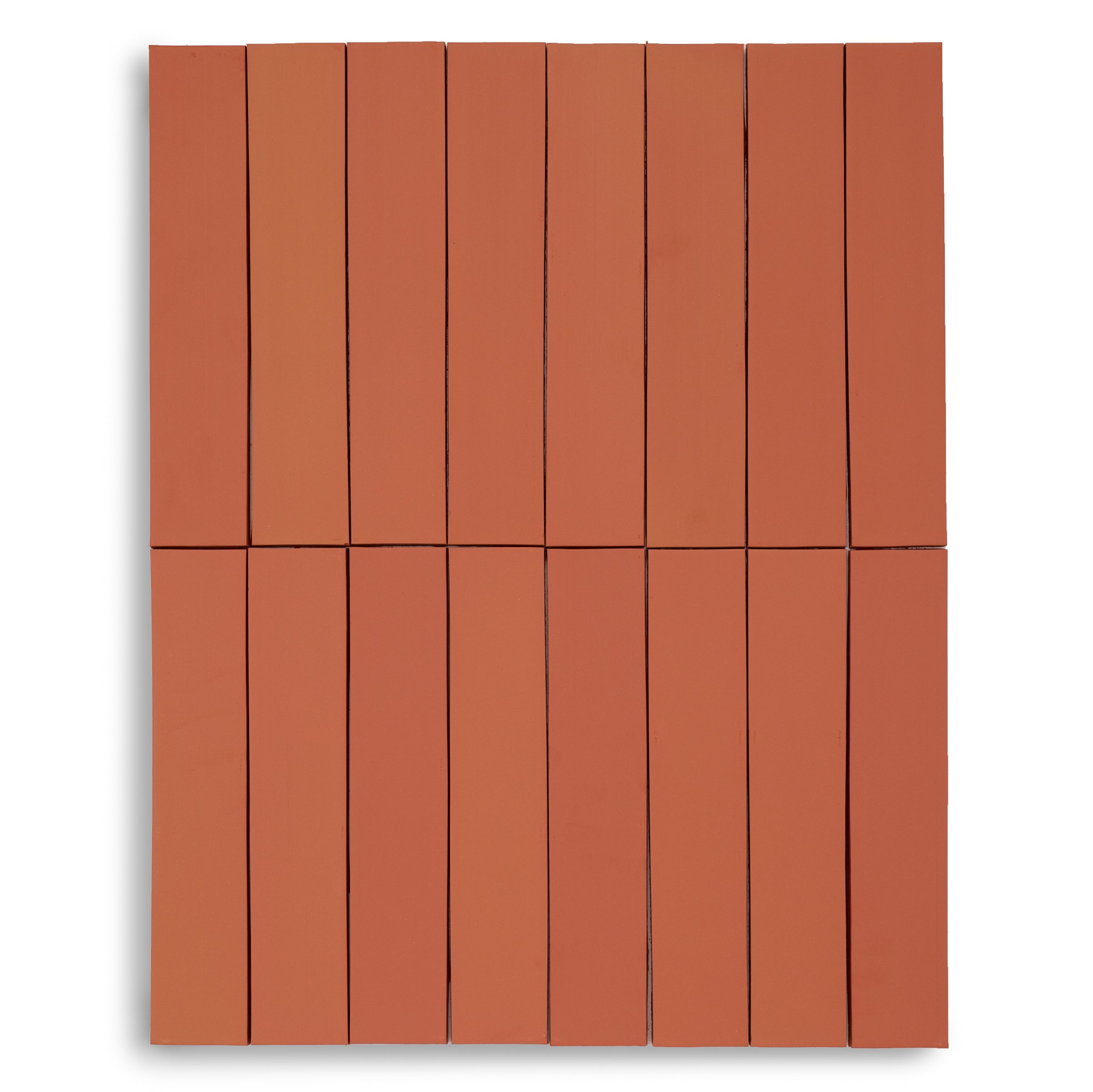 Rosso Smooth Terracotta Tile in red terracotta with a refined smooth surface from Cotto Colors Terracotta Tile collection