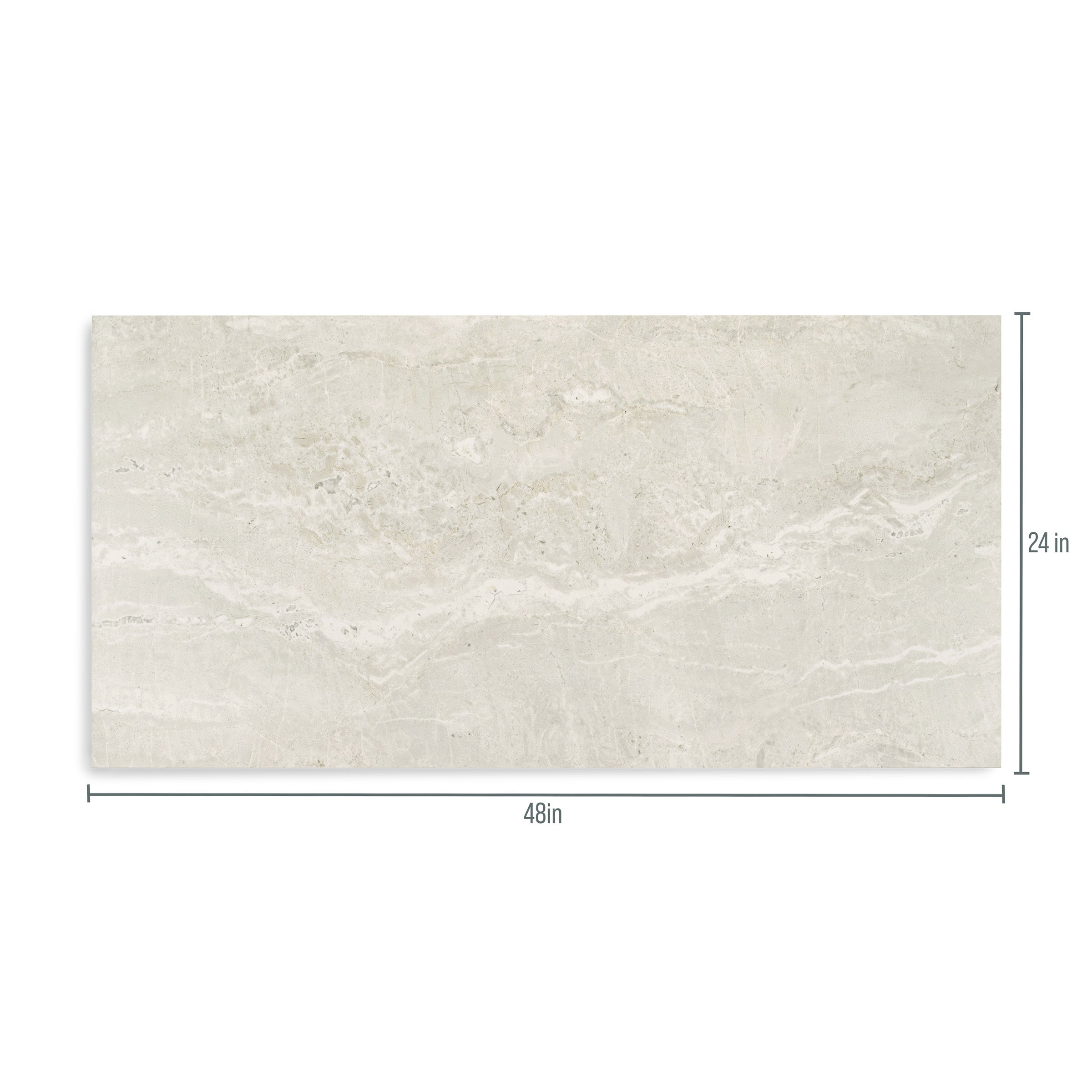 Ivory Marble Look Matte Porcelain Tile in layered pearl and warm cream tones from Large Format Tiles at Reno Source