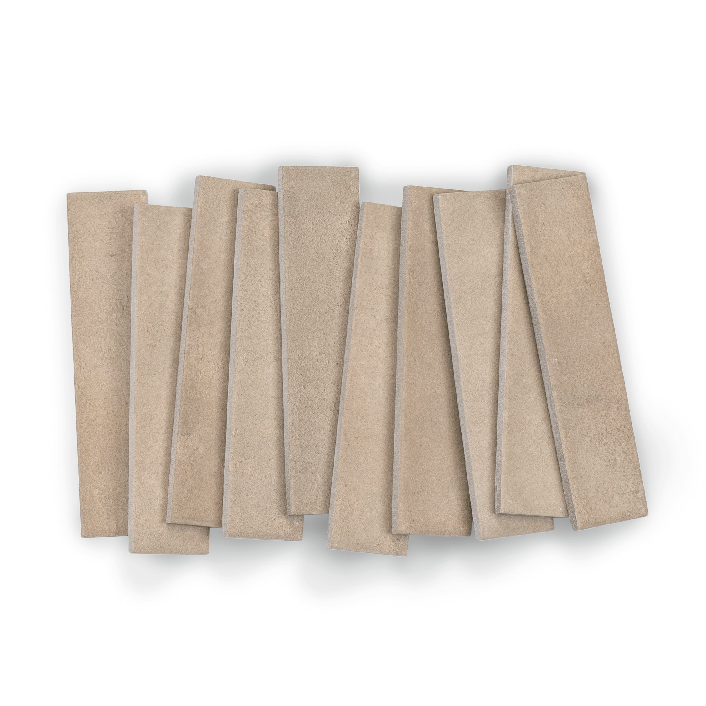 Rust Matte Porcelain Tile in warm beige and brown tones with matte finish from Gaia Porcelain Tile and Small Format Tiles collections