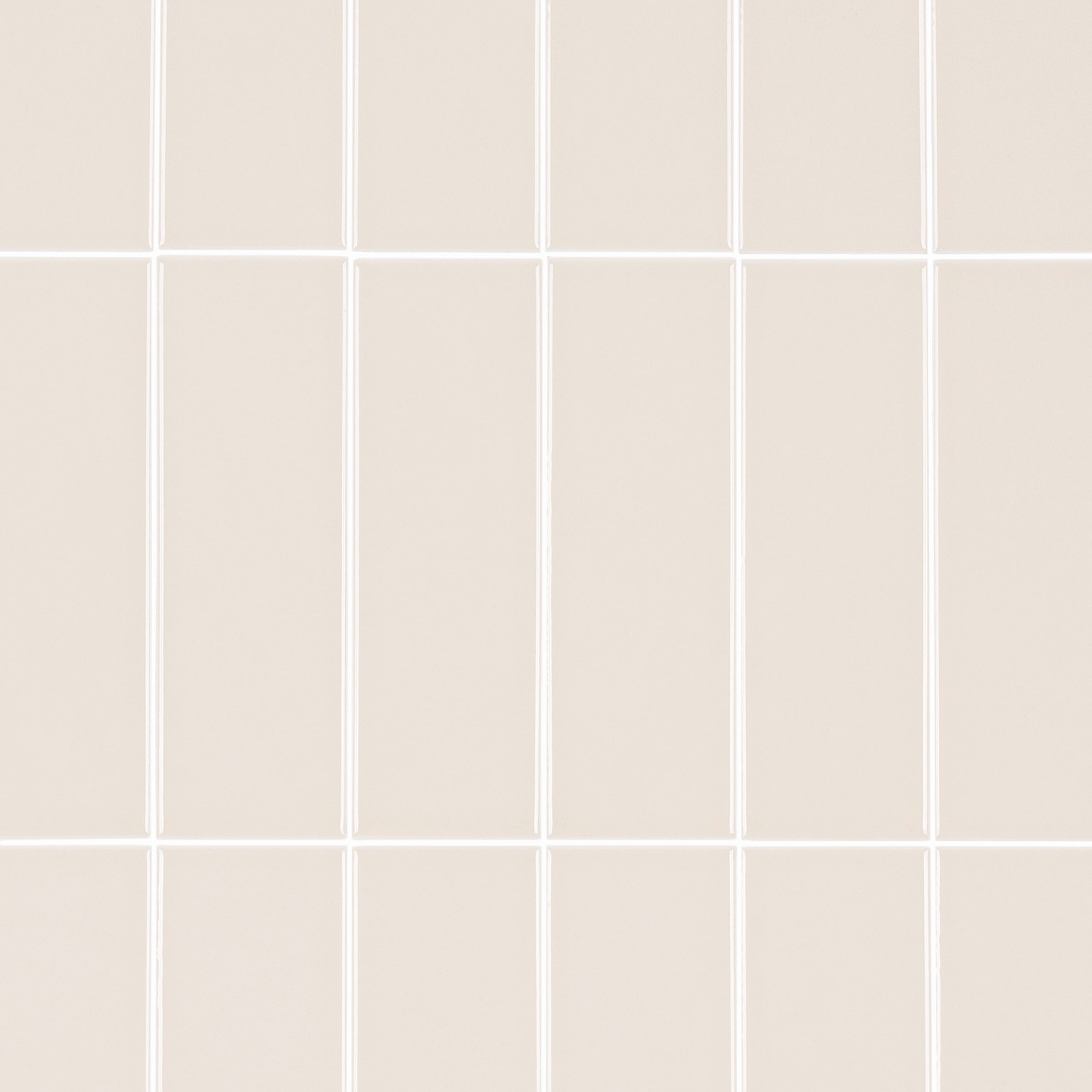 Colorblock Porcelain Tile in matte sand tone with a clean 2x6 layout from Small Format Tiles New Arrivals collection