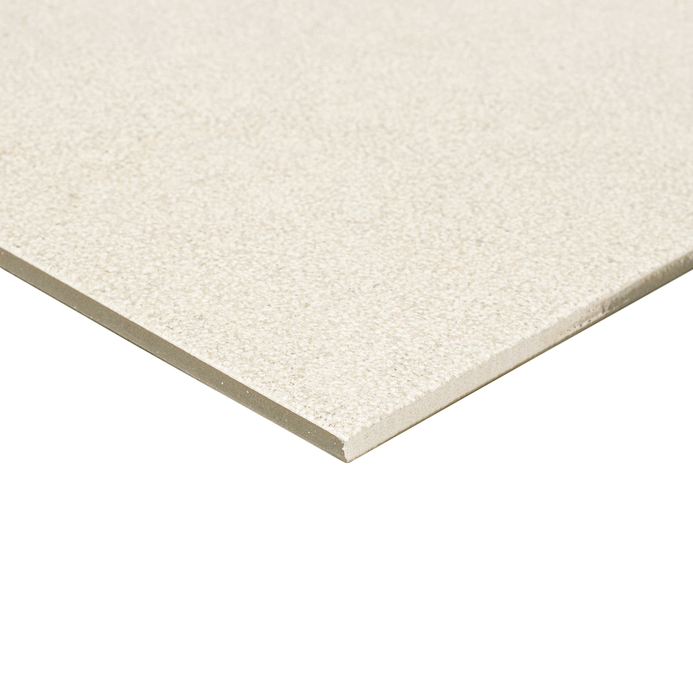 Almond Hammered Limestone Look Matte Porcelain Tile in beige porcelain from Stone Editions at Reno Source large format tile collection