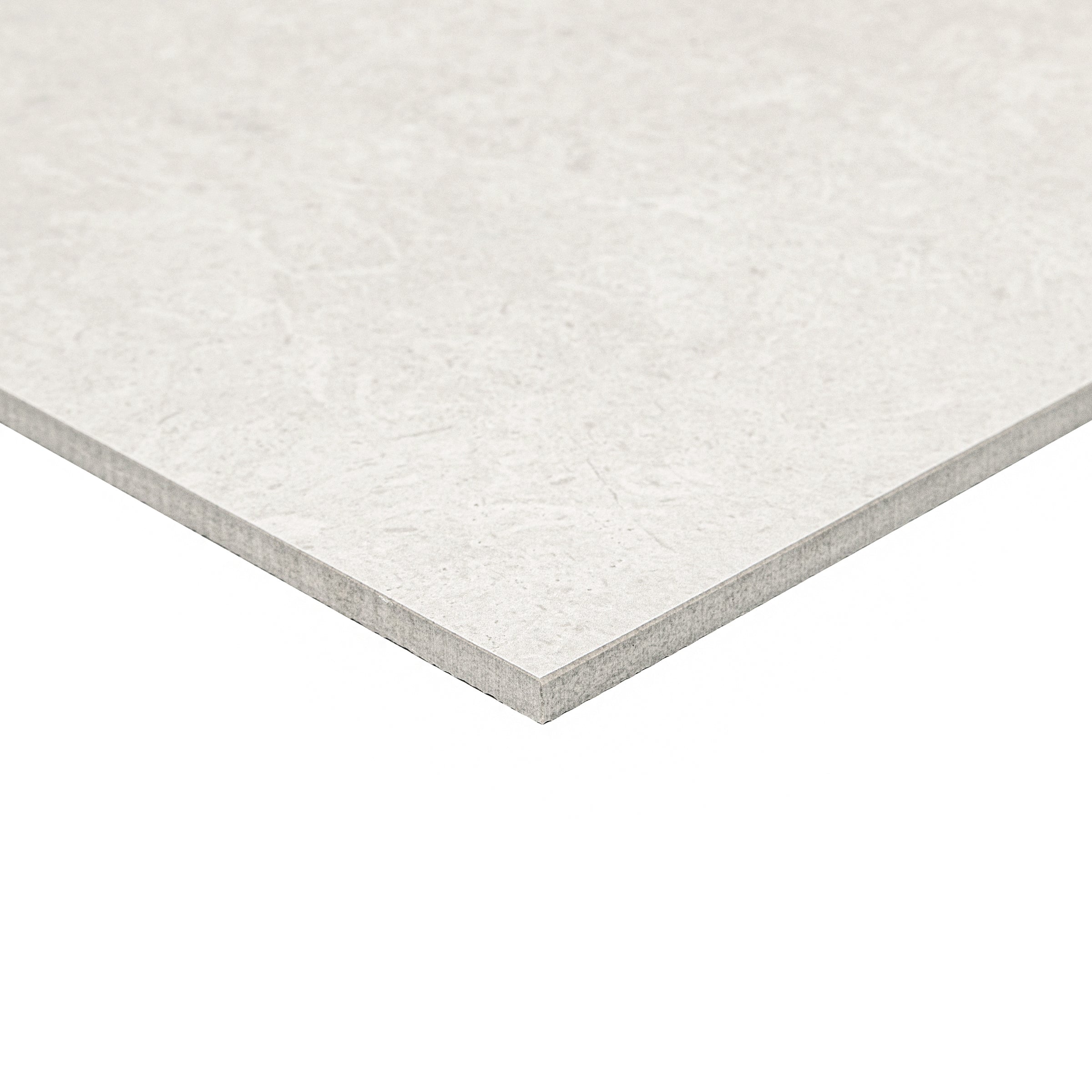 Silver Limestone Look 3D Matte Porcelain Tile in refined grey-white from Stone Editions Porcelain Tile collection at Reno Source