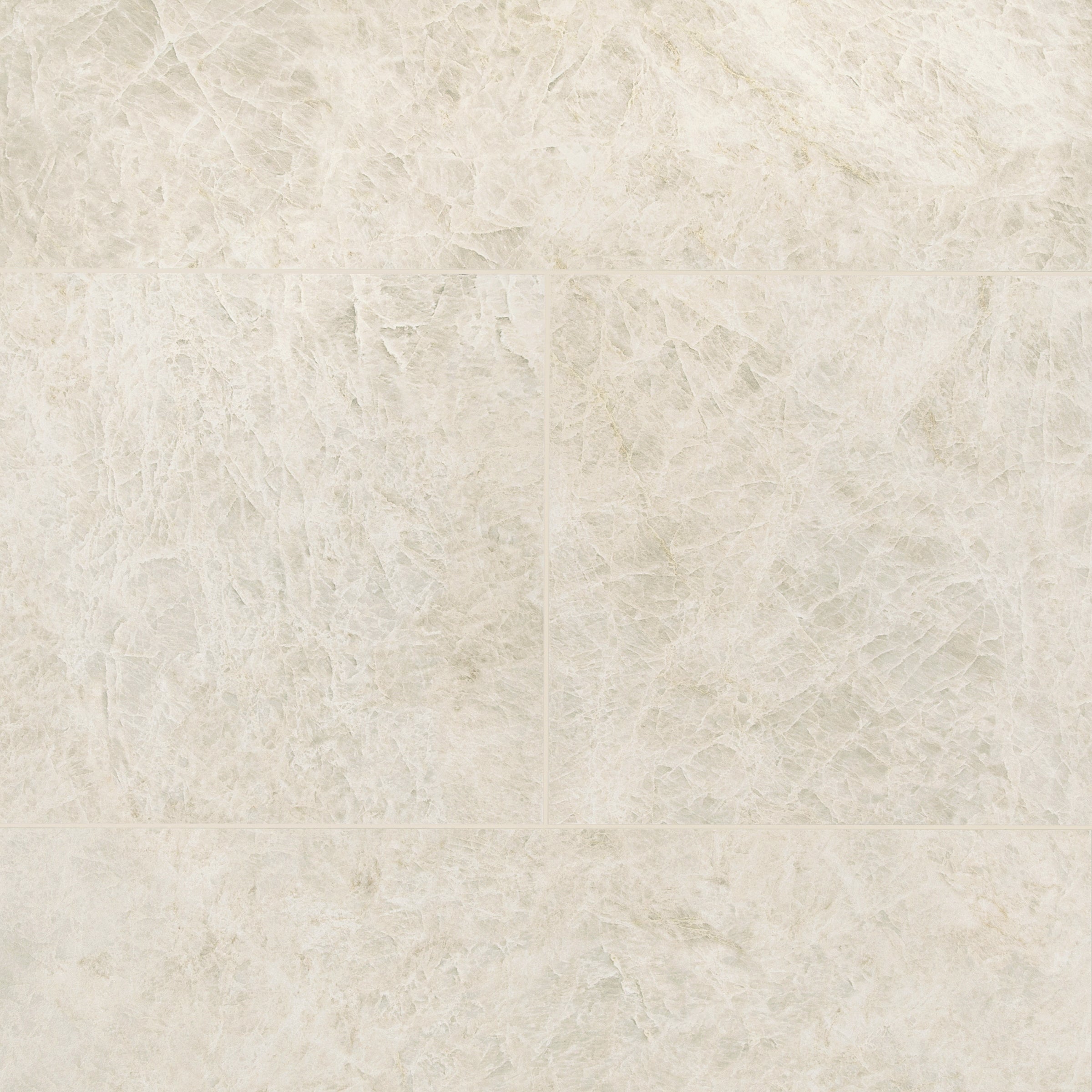 Taj Matte Marble Look Porcelain Tile in beige with soft veining and warm creamy ivory tones from Marble Editions collection