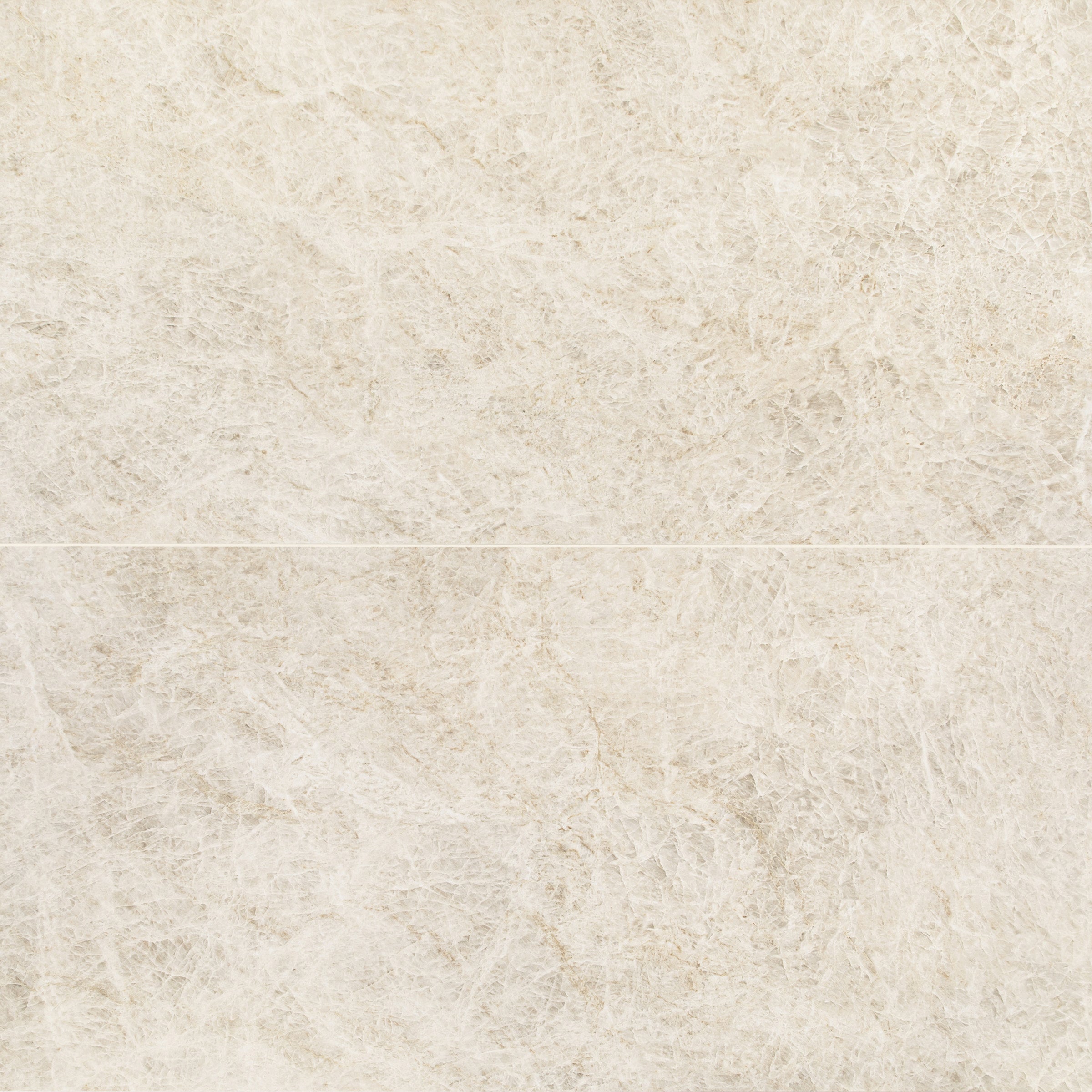 Taj Matte Marble Look Porcelain Tile in beige tones with soft veining and warm creamy ivory base from Marble Editions Porcelain Tile