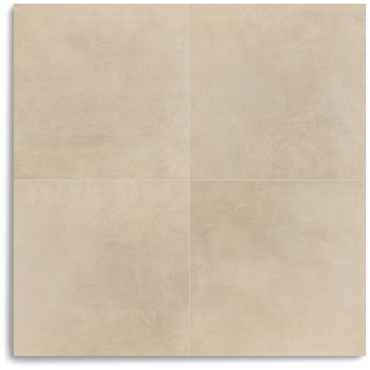 Calce Cement Look Porcelain Tile in soft beige with subtle concrete texture