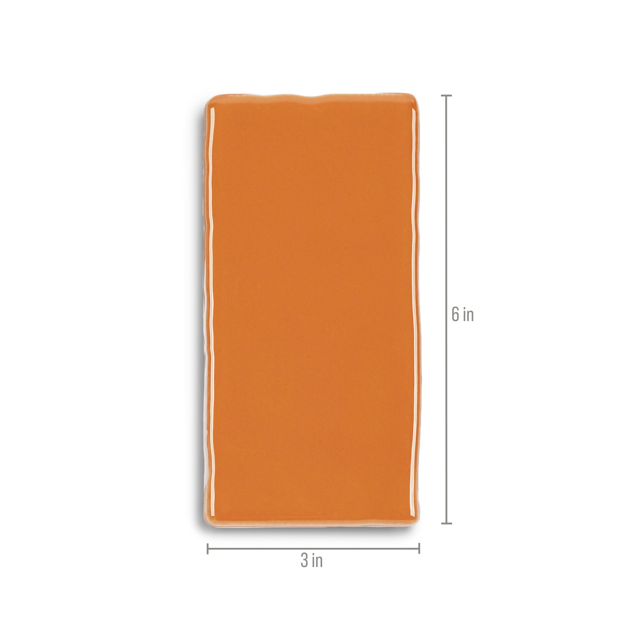 Terracotta 3x6 Glossy Ceramic Tile