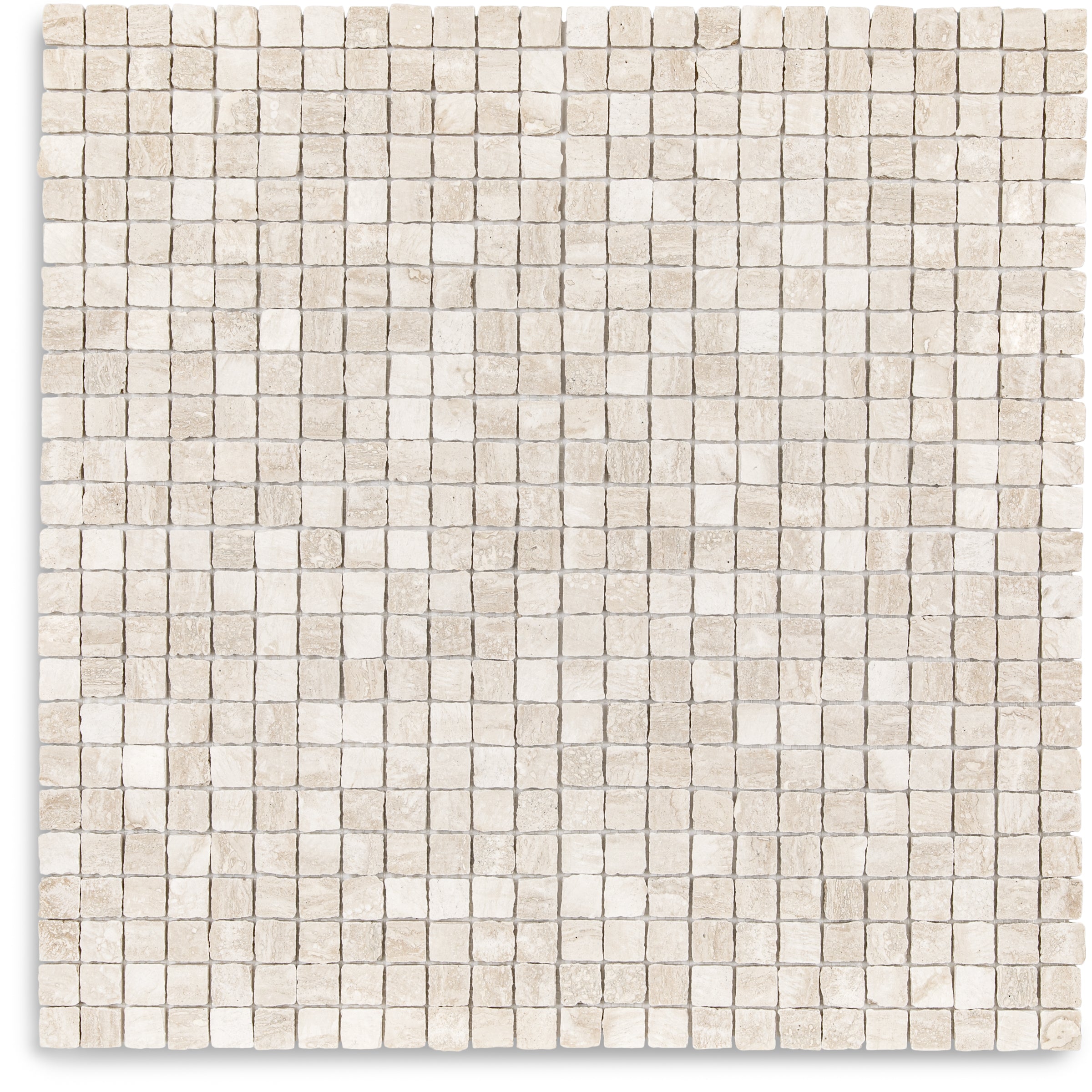 Travertino 1x1 Chipped Mosaics